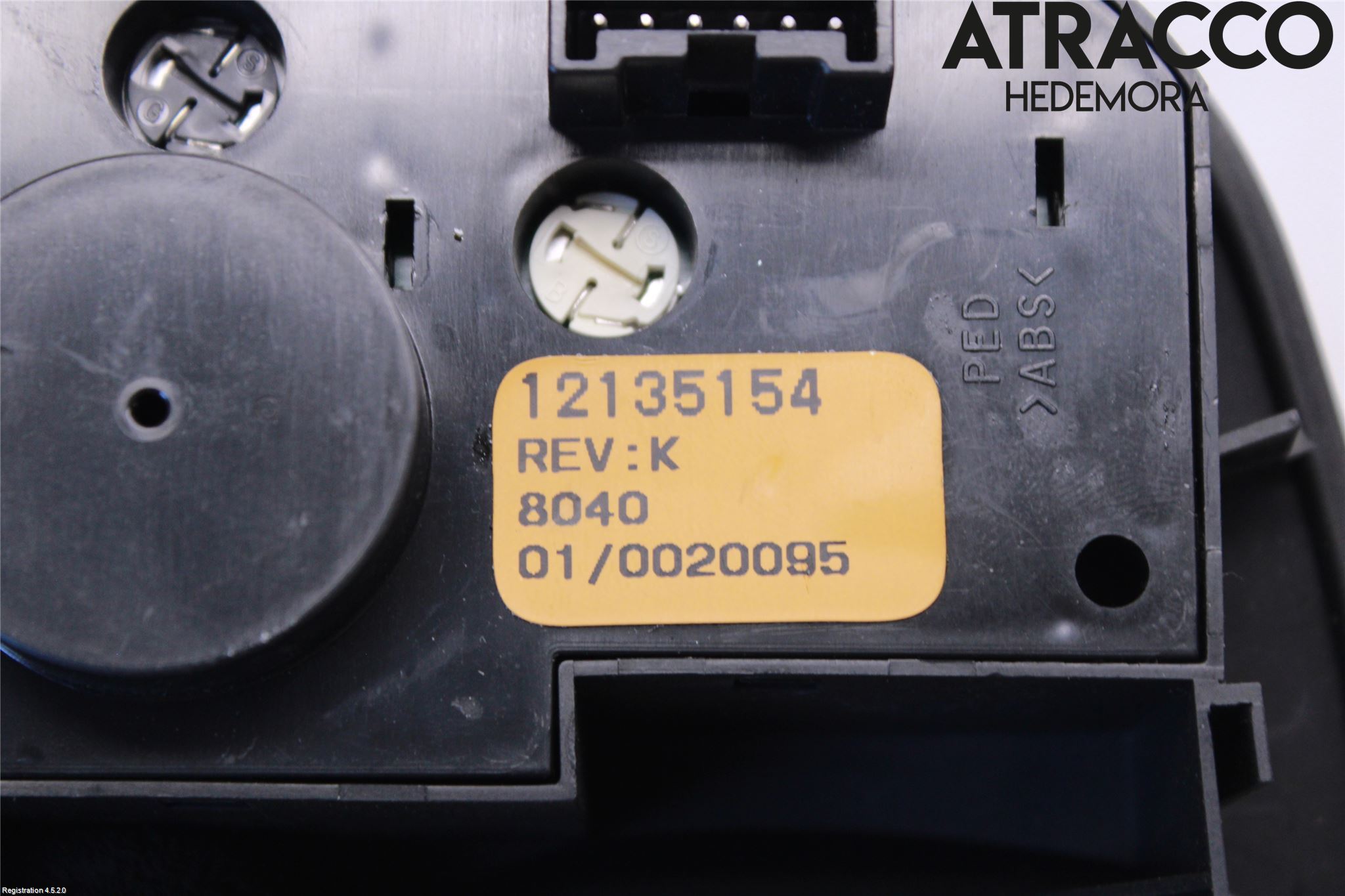 Chevrolet CORVETTE Strömställare Antisladd