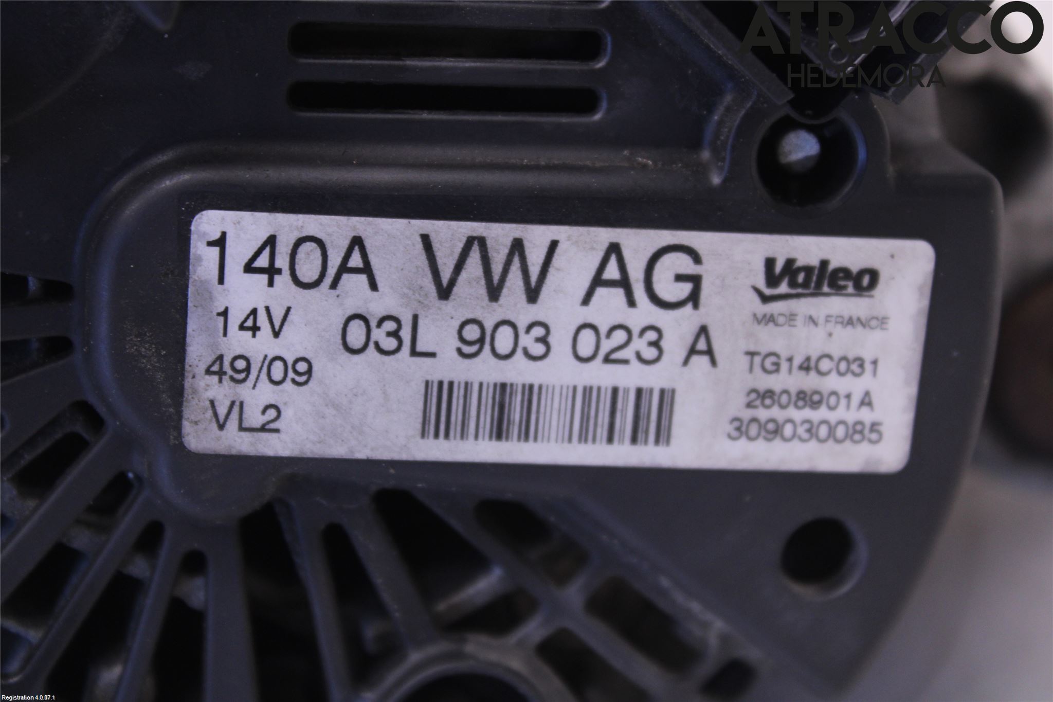 Audi A3/S3 05-13 Generator