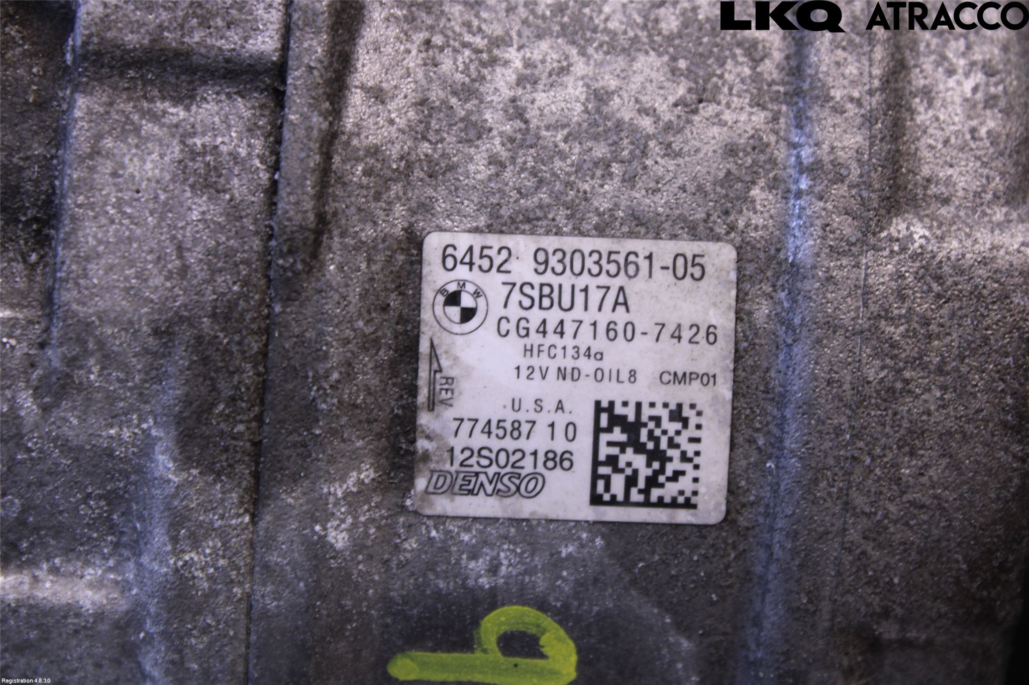 BMW X6 F16 14-19 Ac Kompressor