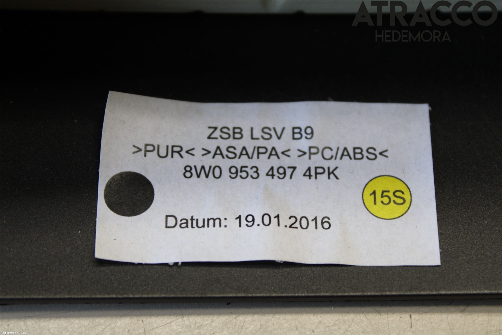 Audi A4/S4 B9 16-19 Rattkåpa-Kåpor