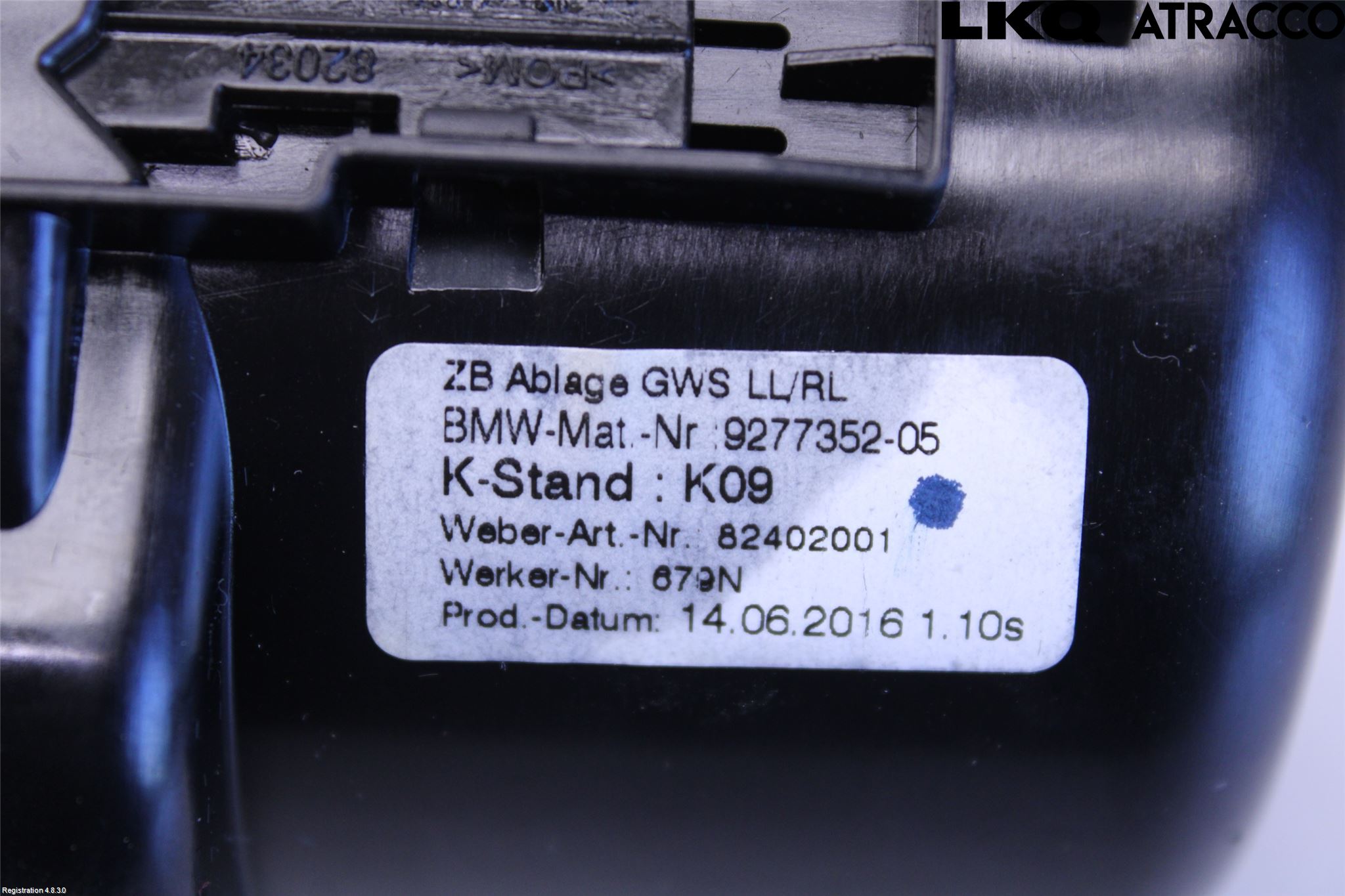 BMW 5 F10/F11/F18 09-17 Instrumentbräda Förvaringsfack