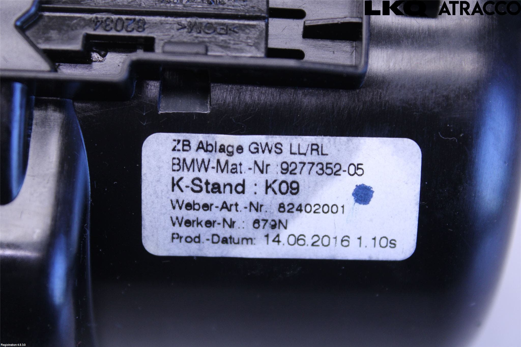 BMW 5 F10/F11/F18 09-17 Instrumentbräda Förvaringsfack