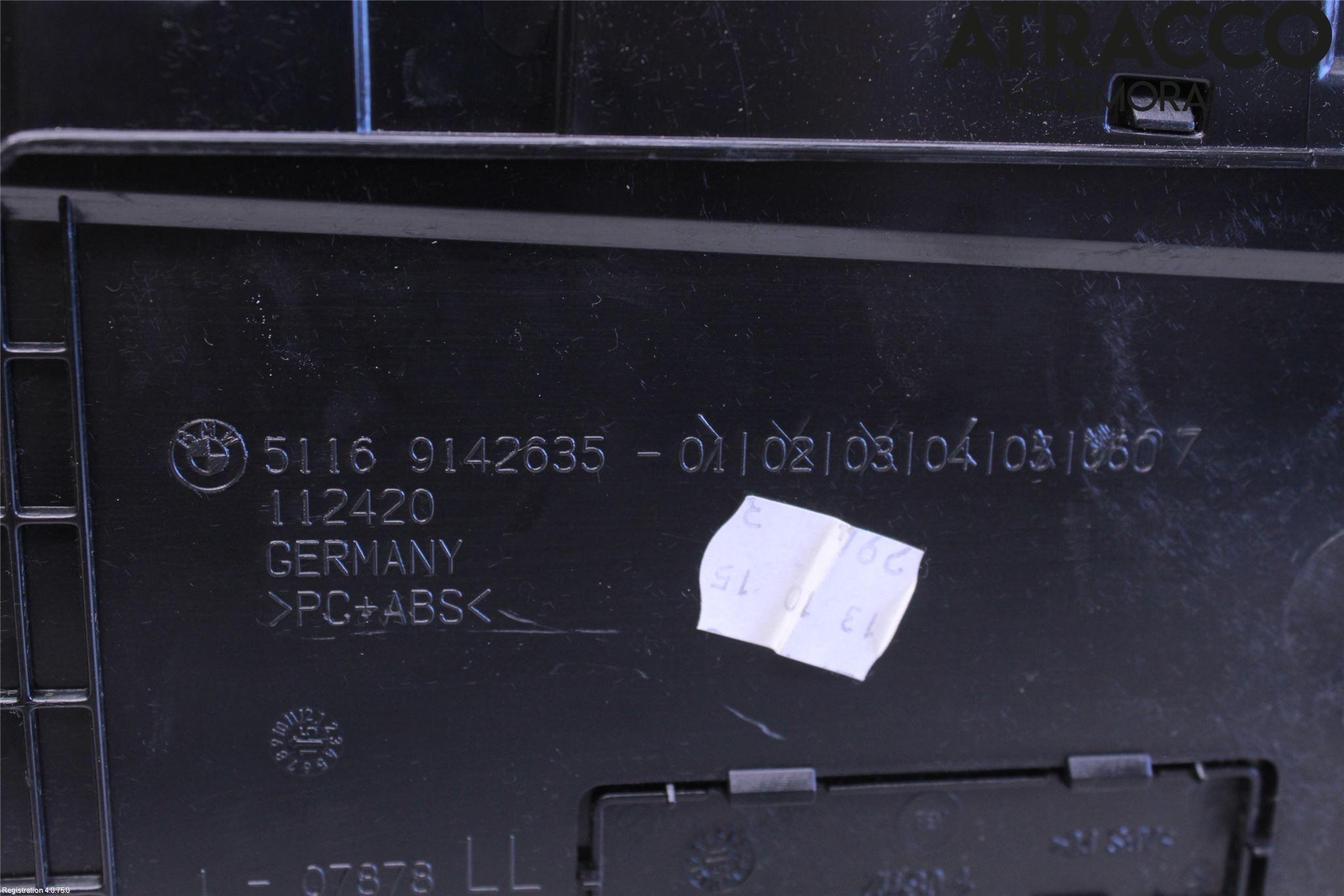 BMW 5 GT F07 09-17 Handskfack
