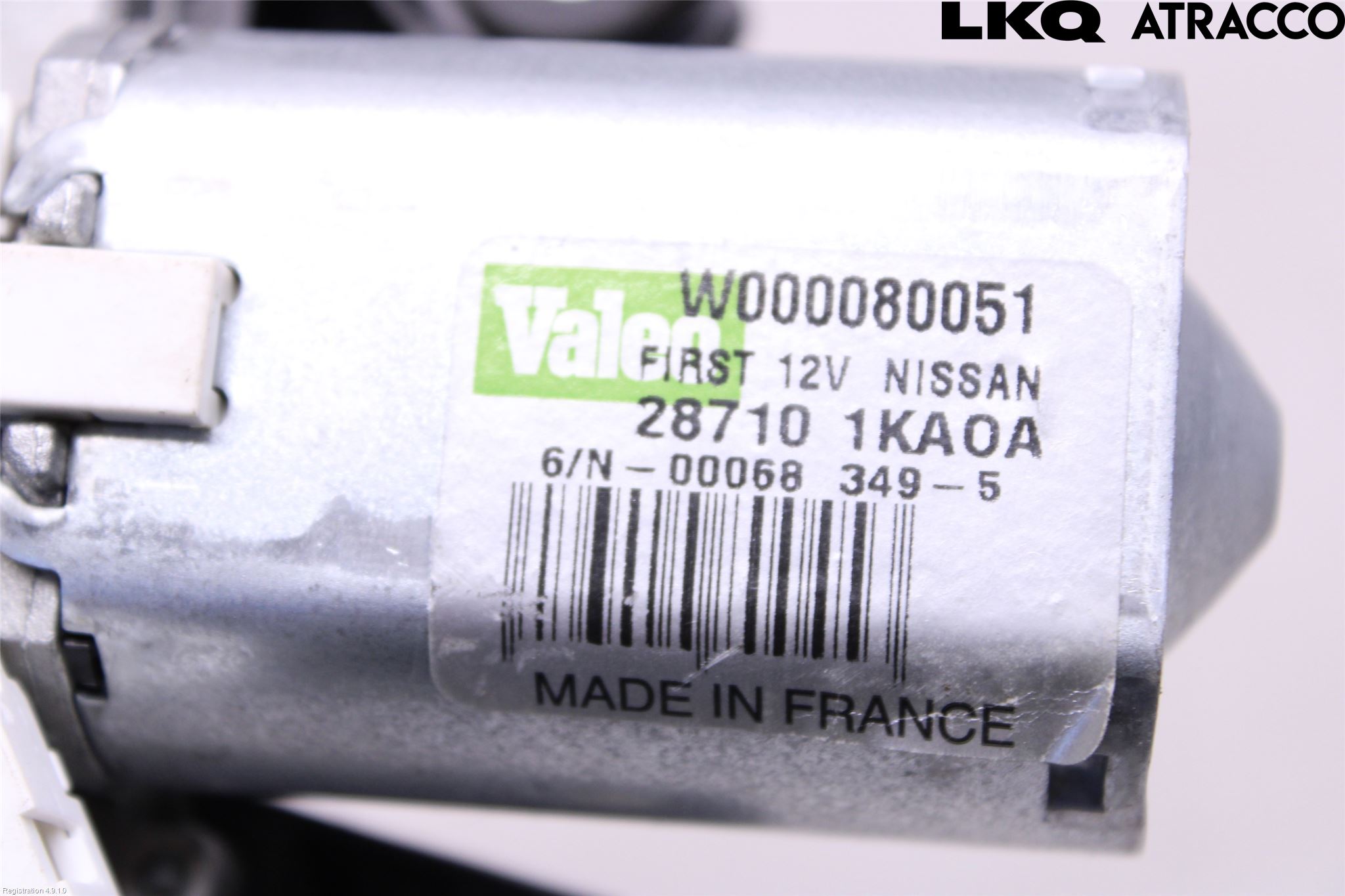 Nissan JUKE 14-19 Torkarmotor Baklucka