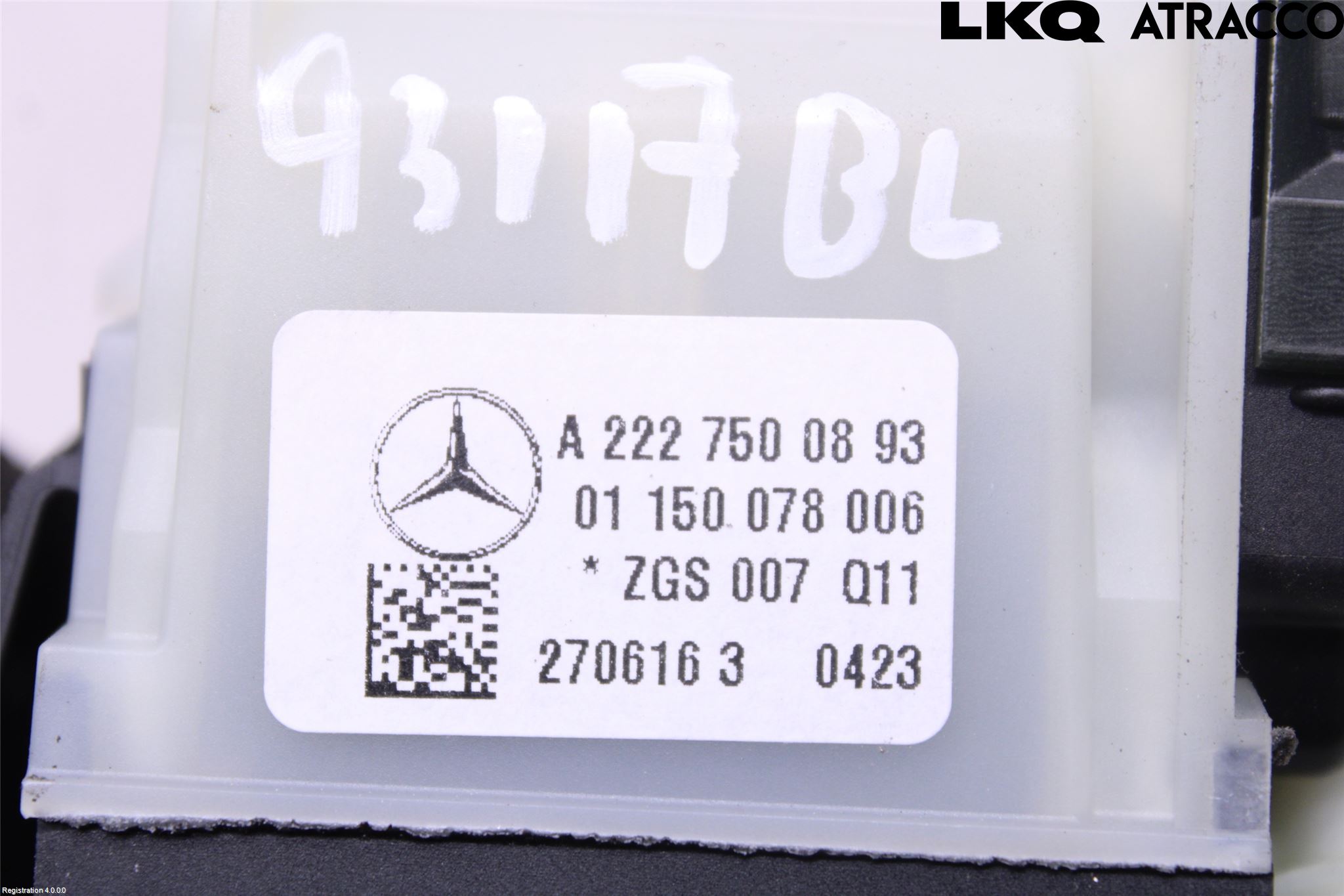 Mercedes-Benz MB CLA-KLASS (C117/X117) 13-19 Bakluckehandtag