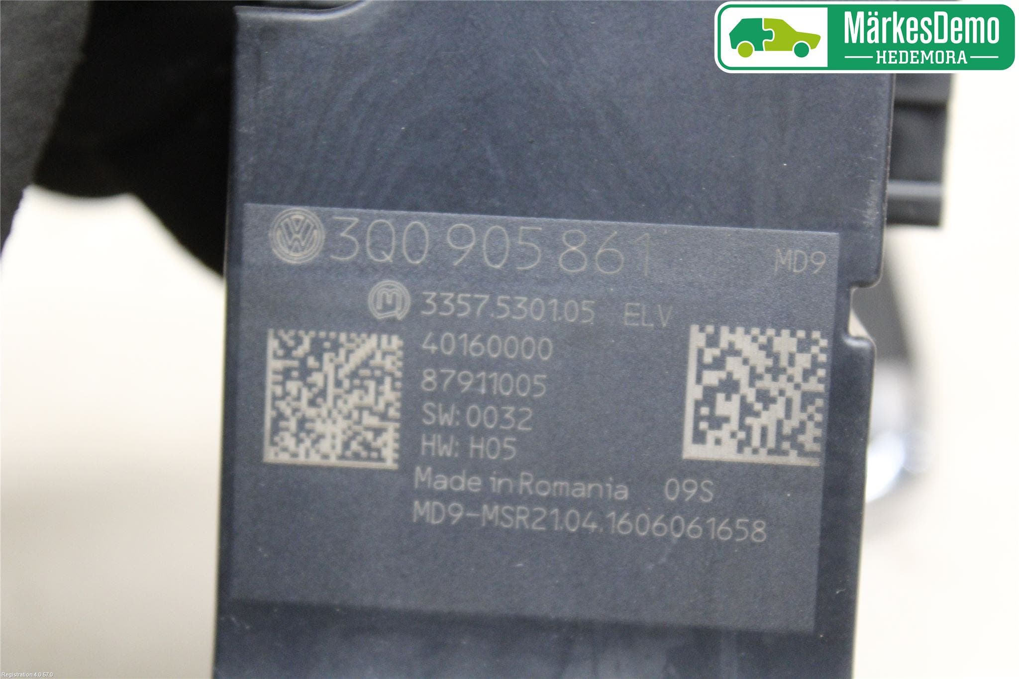 Volkswagen VW PASSAT 15-19 Styrenhet Insprut Bensin