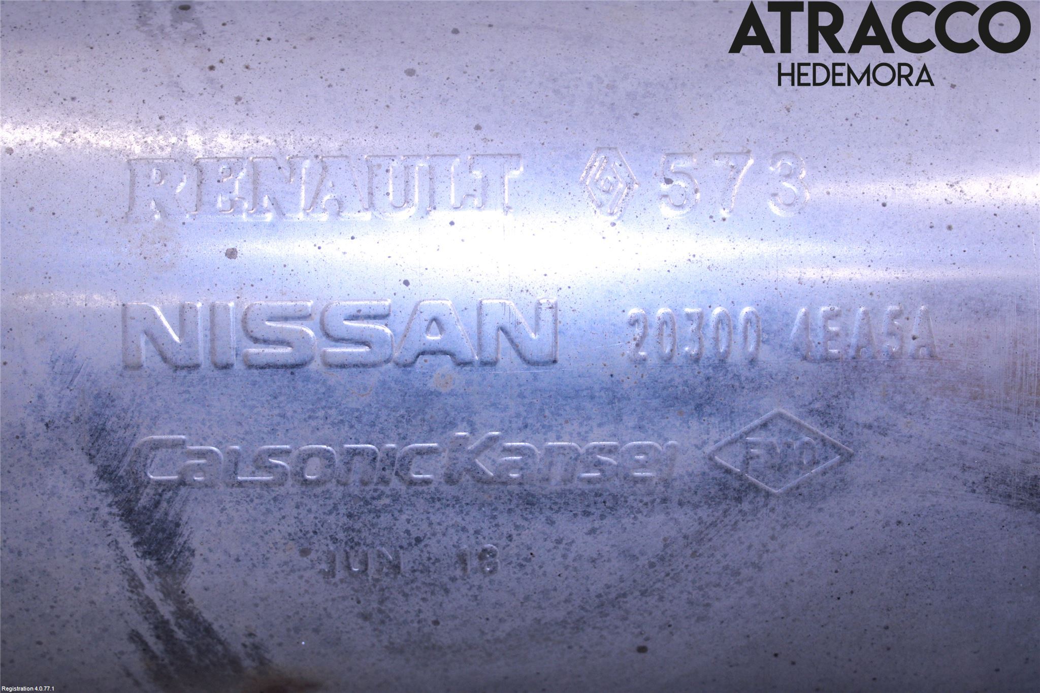 Nissan QASHQAI 17-21 Avgas Mellandämpare