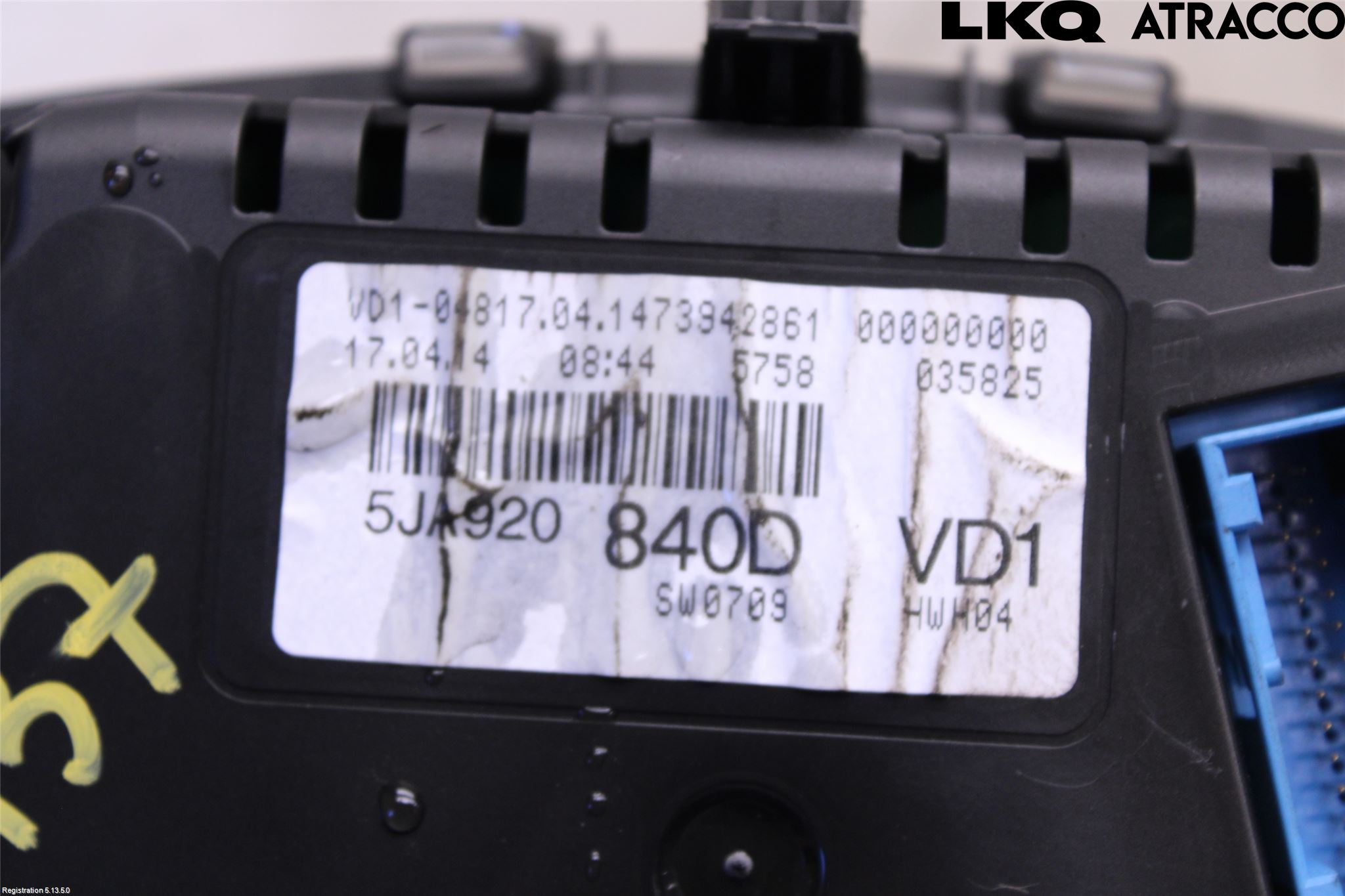 Skoda RAPID Instrument Komb