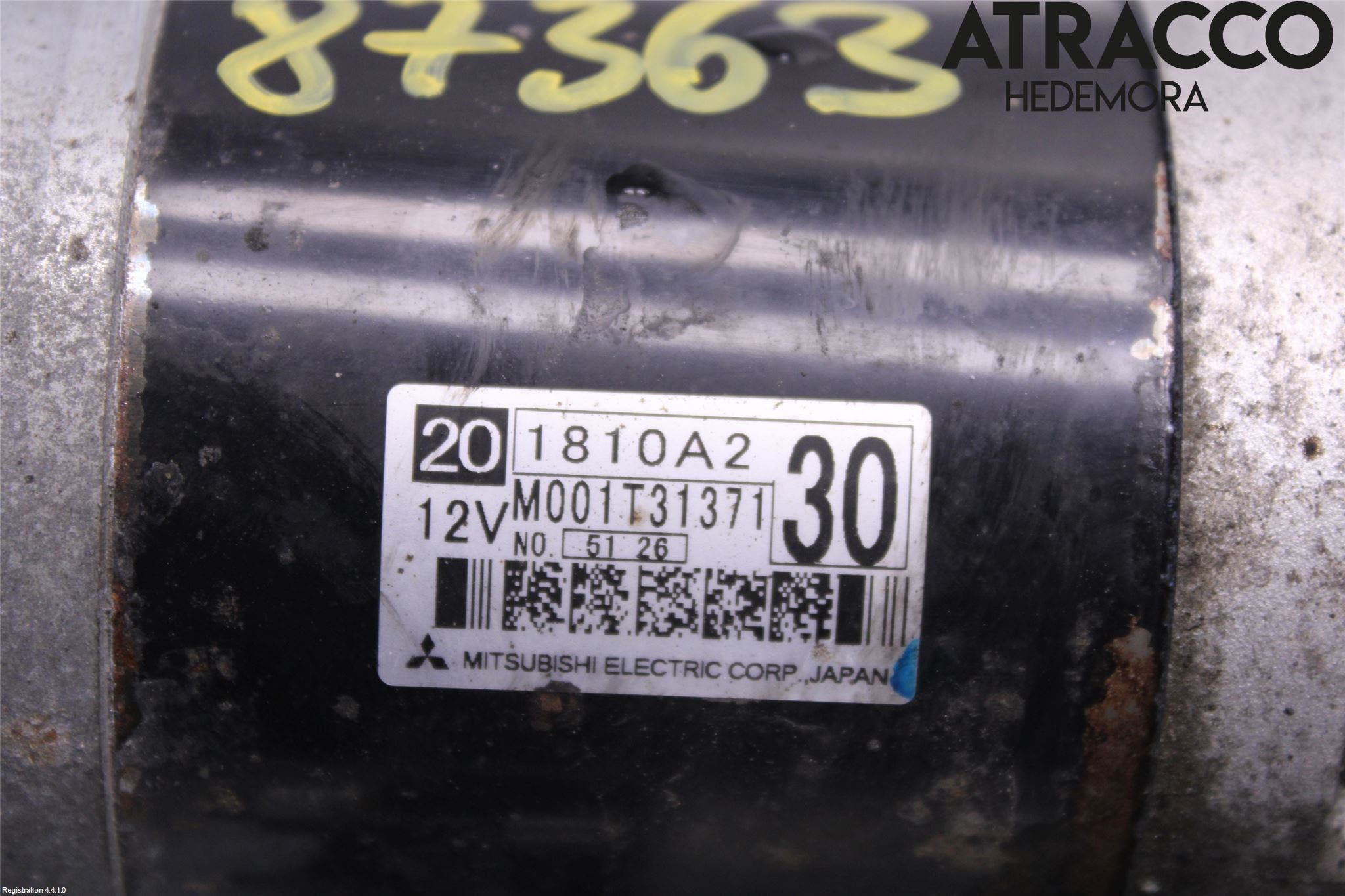 Mitsubishi ASX 10-22 Startmotor Diesel