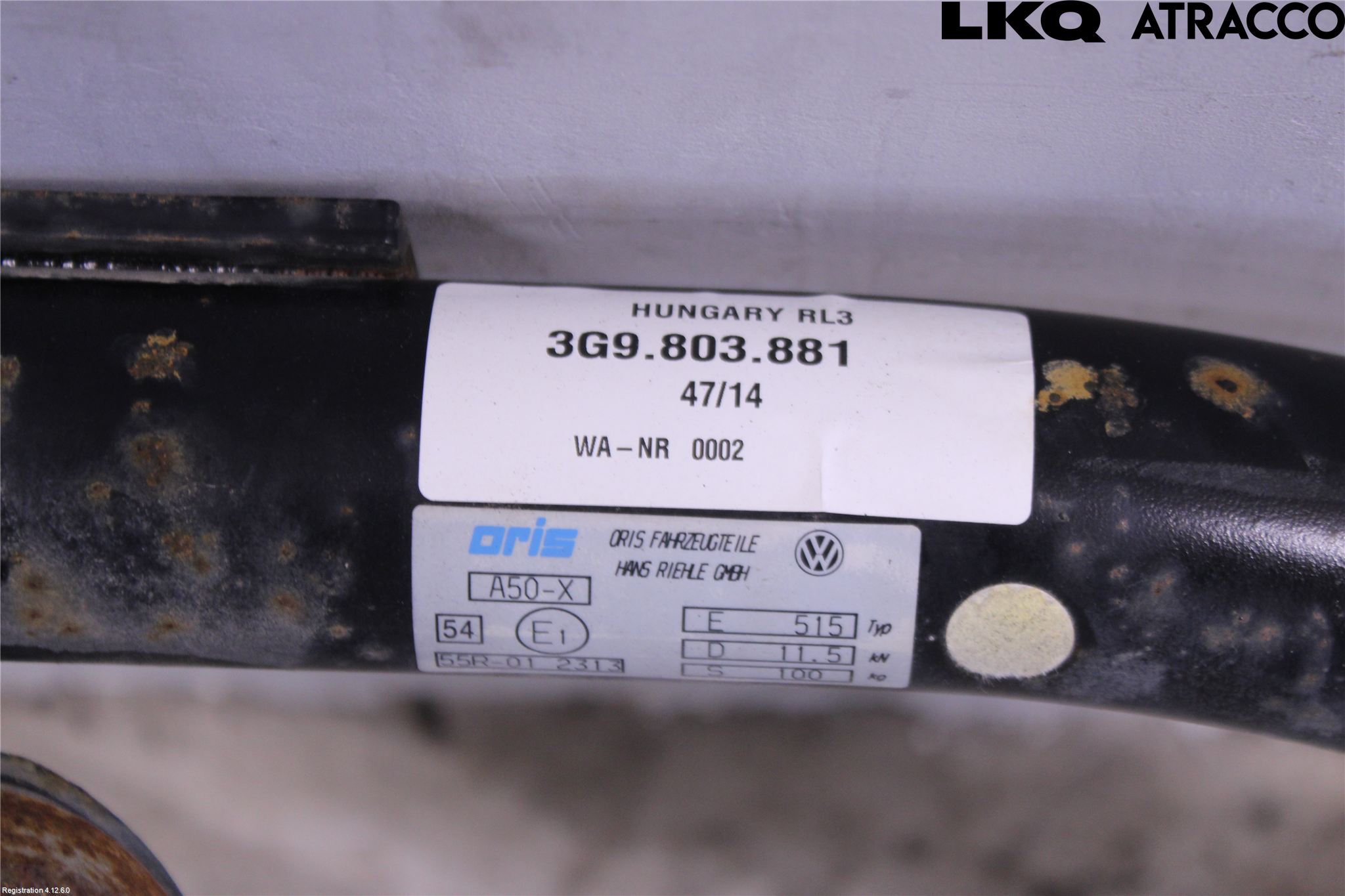 Volkswagen VW PASSAT 15-19 Dragkrok