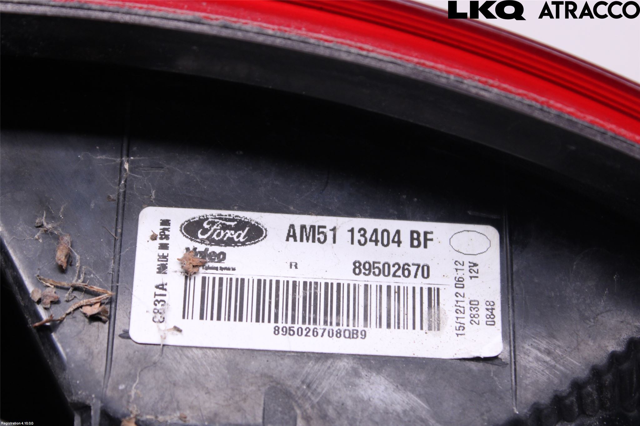 Ford C-MAX II  11-14 Bakljus Höger