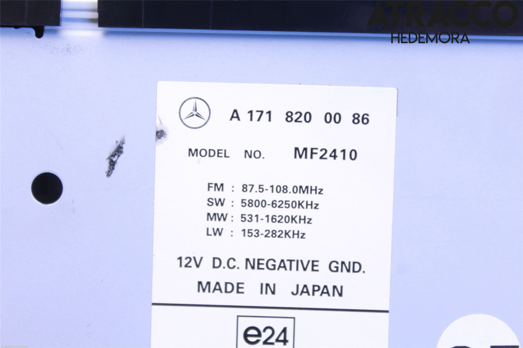 Mercedes-Benz MB SLK 200-350 (R171) 05-11 Cd Radio - Multimediapanel