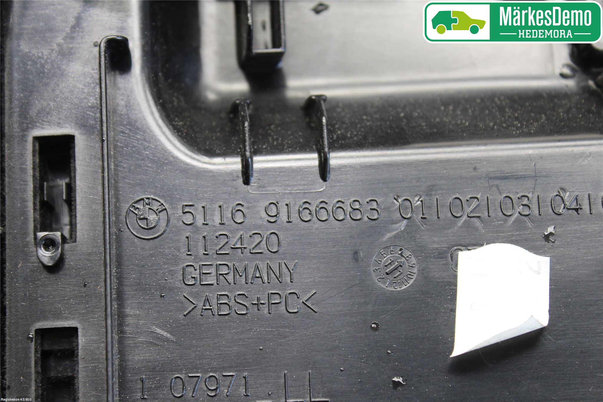 BMW 5 F10/F11/F18 09-17 Handskfack