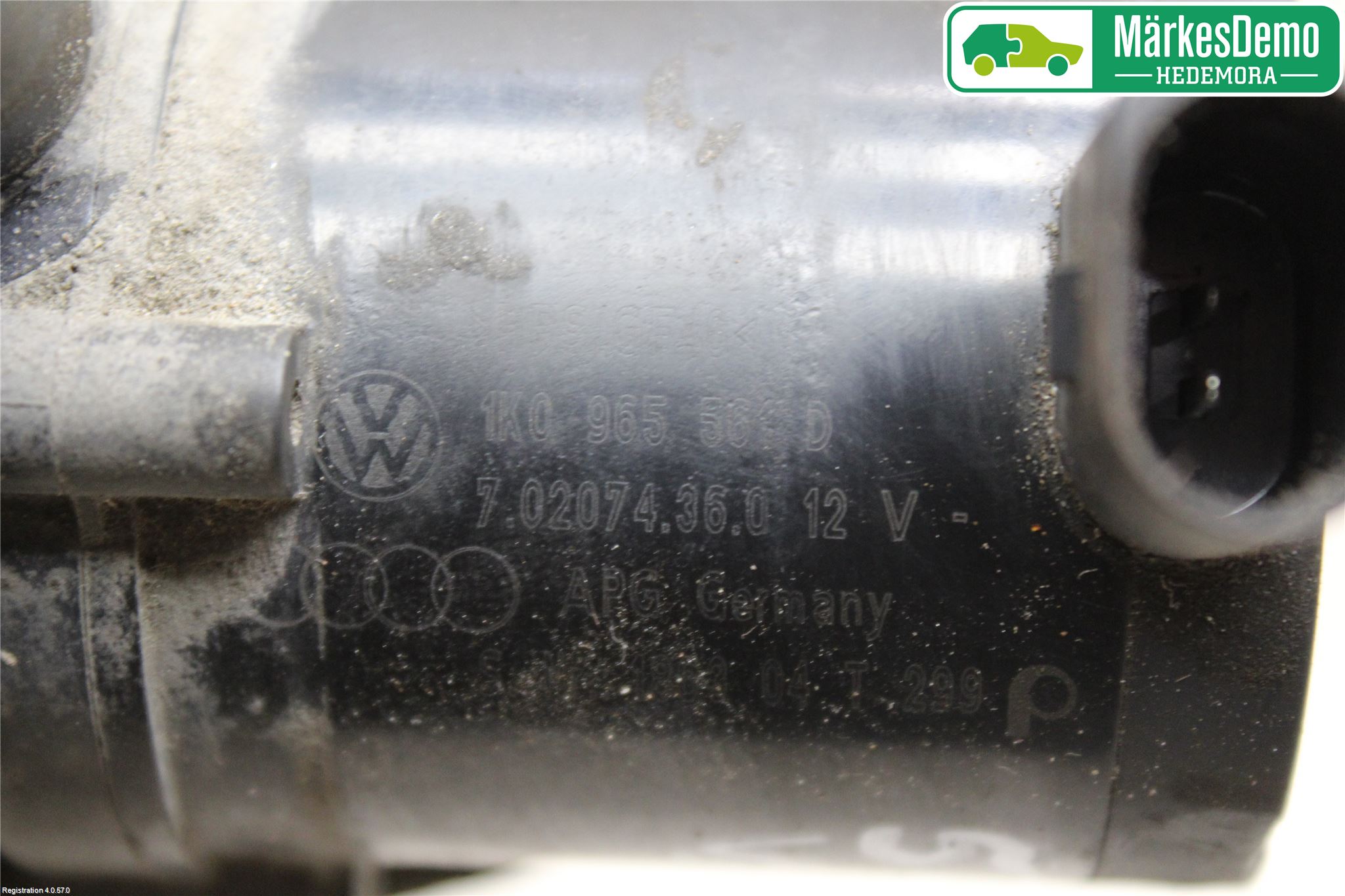 Audi A3/S3 05-13 Värme Cirkulationspump