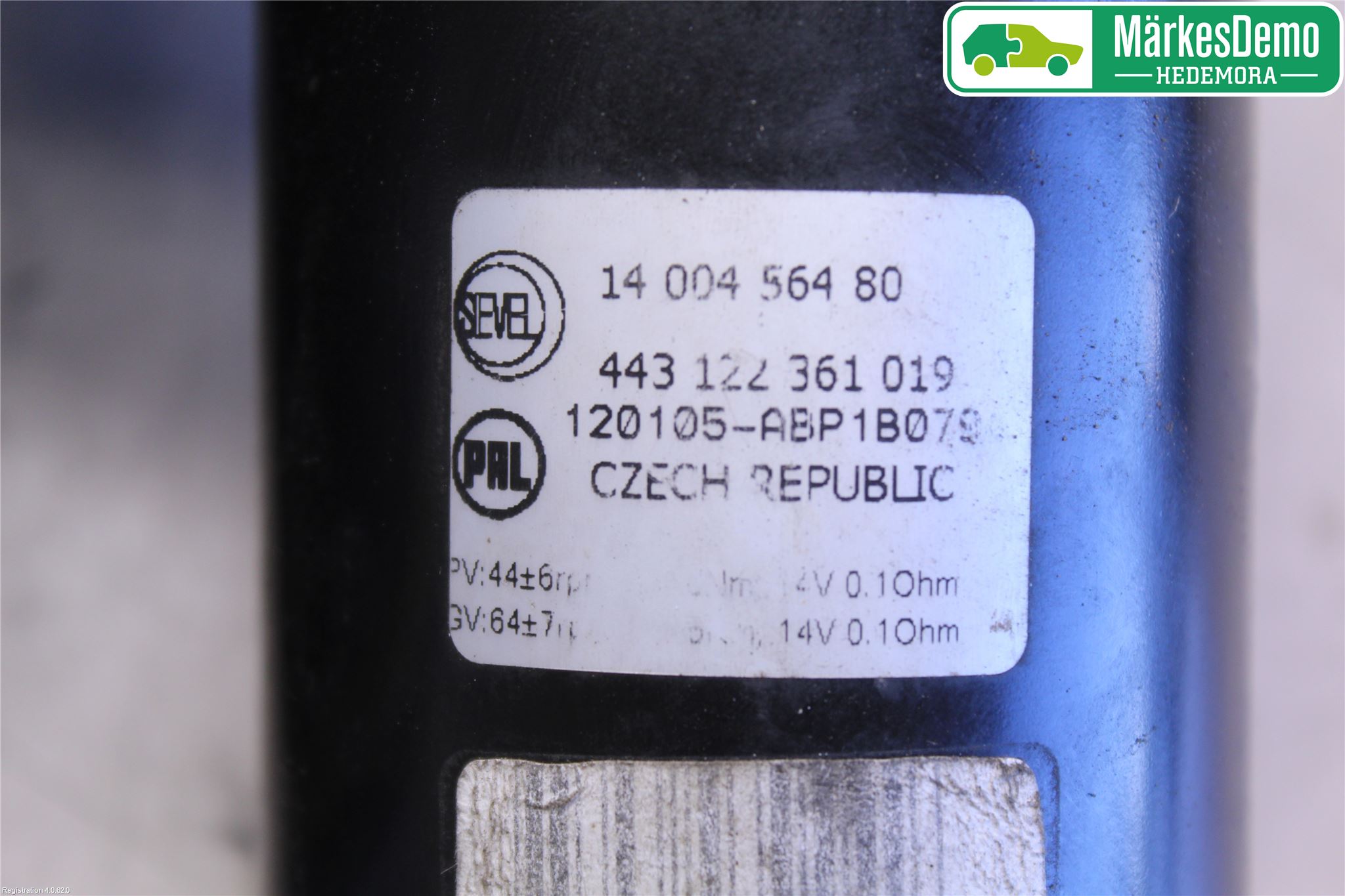 Citroen JUMPY 07-16 Torkarmotor Vindruta