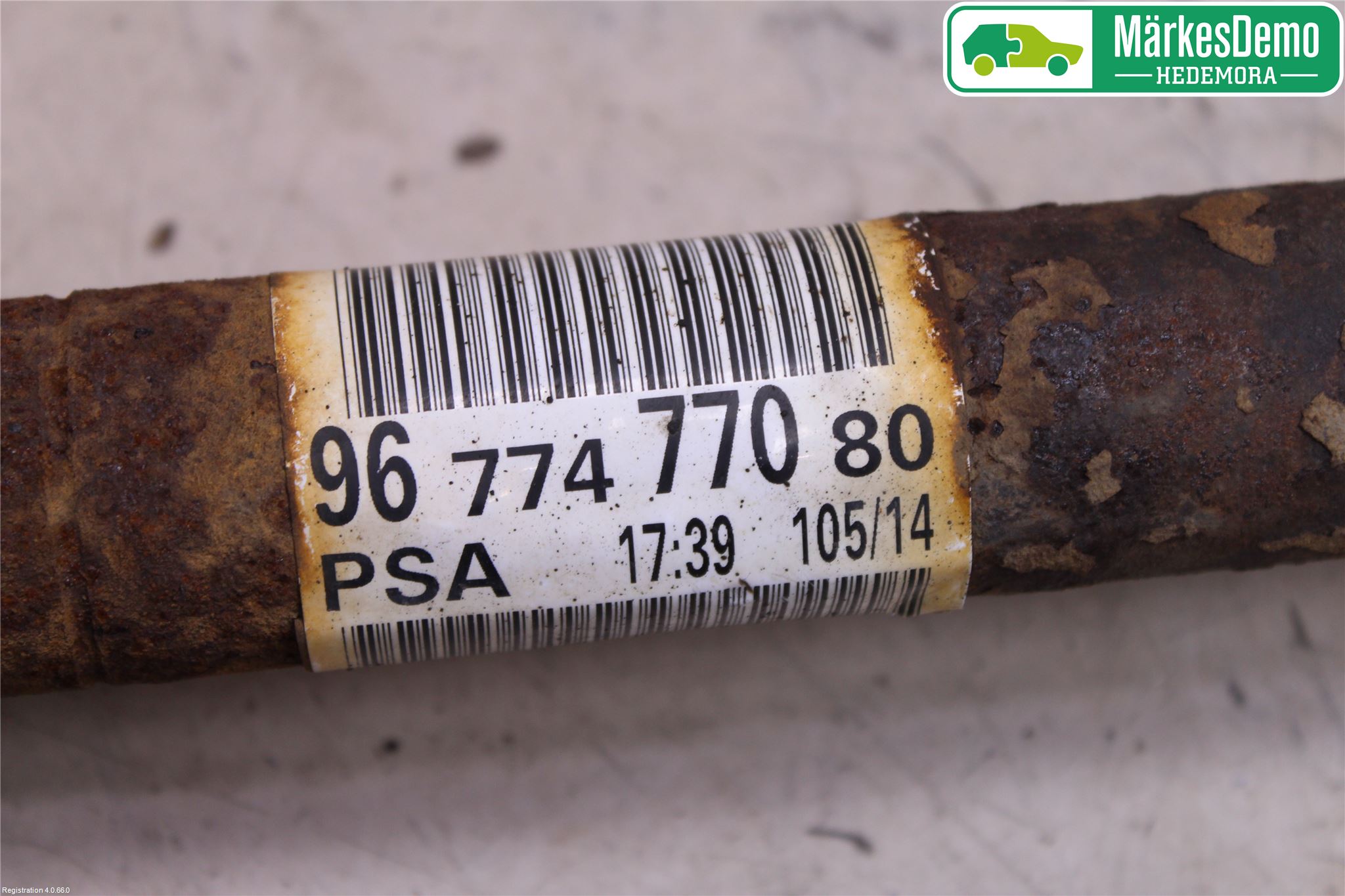 Citroen C4 CACTUS 14-20 Drivaxel Fram Vänster