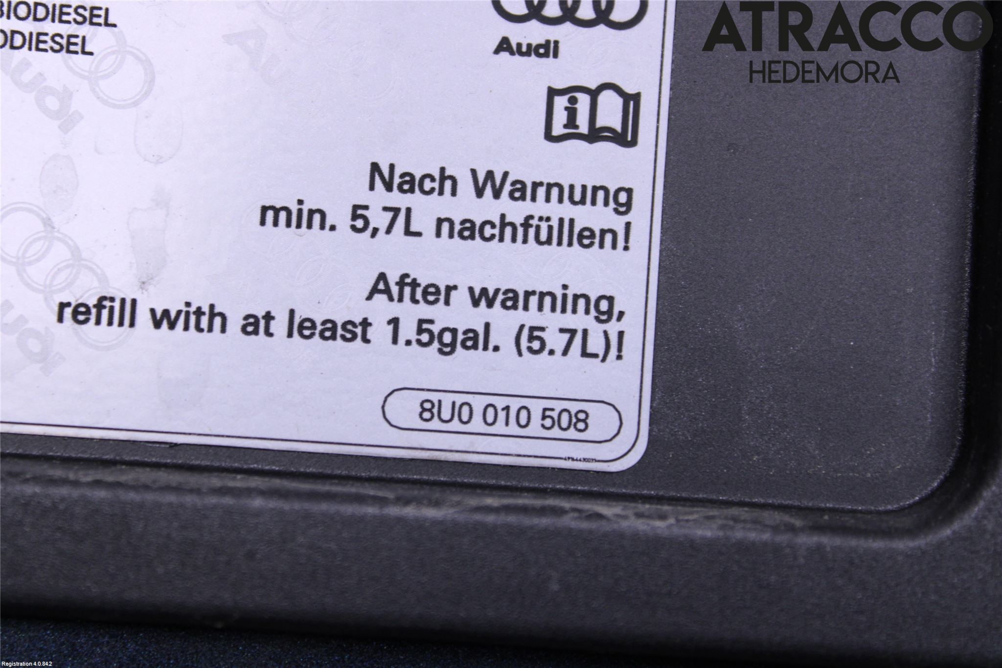 Audi Q3 8U 12-18 Tanklucka