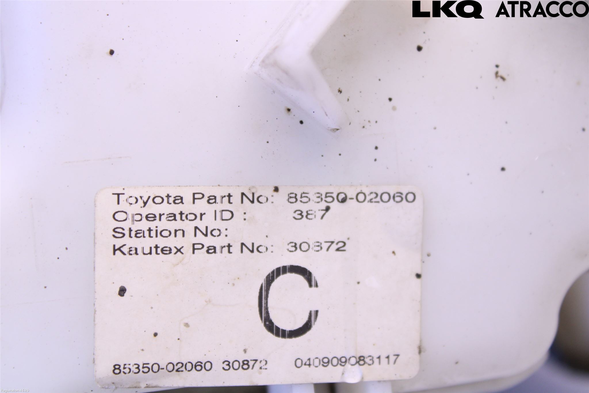 Toyota AURIS 10-12 Spolartank Vindruta