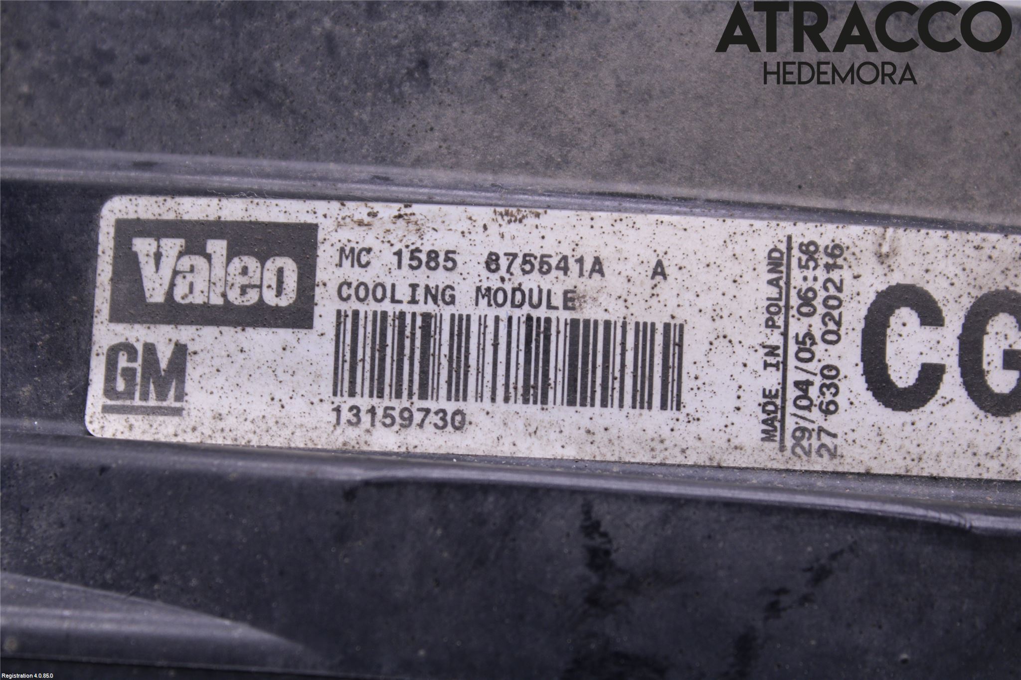 Opel VECTRA C 02-05 Kylfläkt El