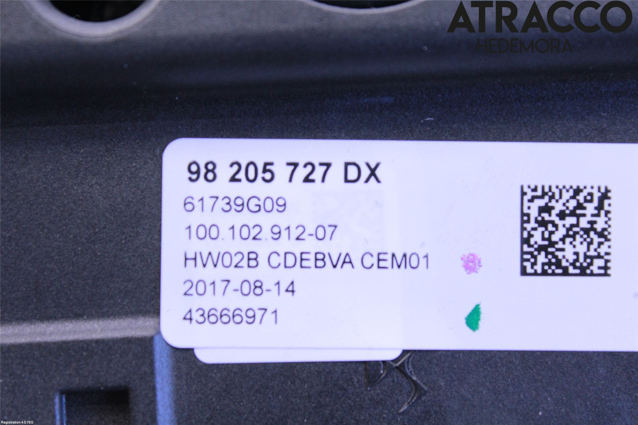 Peugeot 5008 17-24 Växelspak