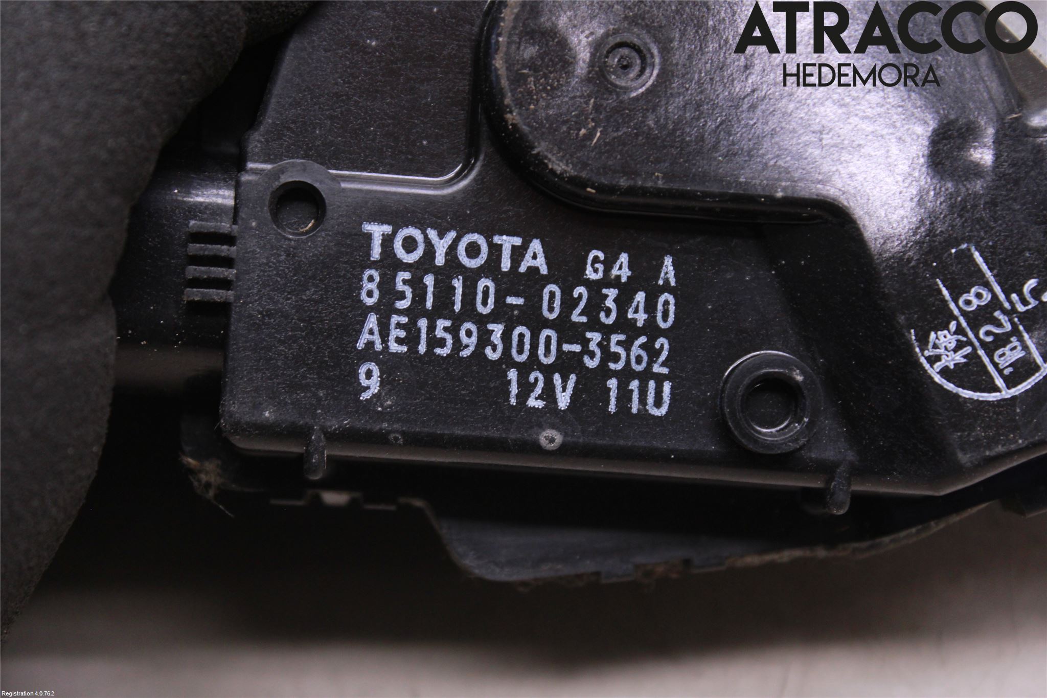 Toyota AURIS 13-19 Torkarmotor Vindruta