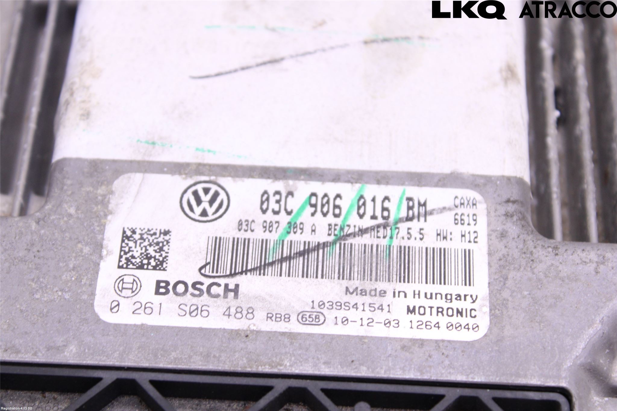 Volkswagen VW GOLF VI 09-13 Styrenhet Insprut Bensin