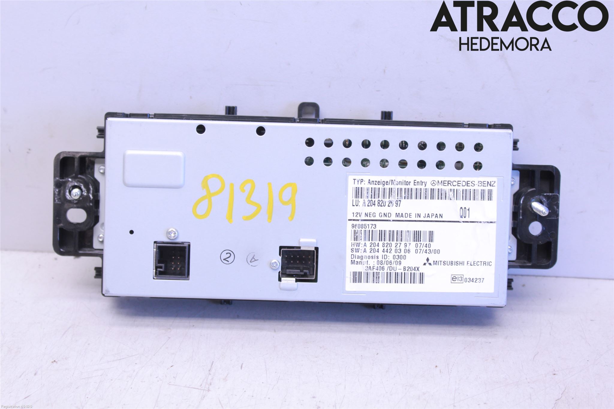 Mercedes-Benz MB GLK-KLASS (X204) 08-16 Cd Radio - Multimediapanel