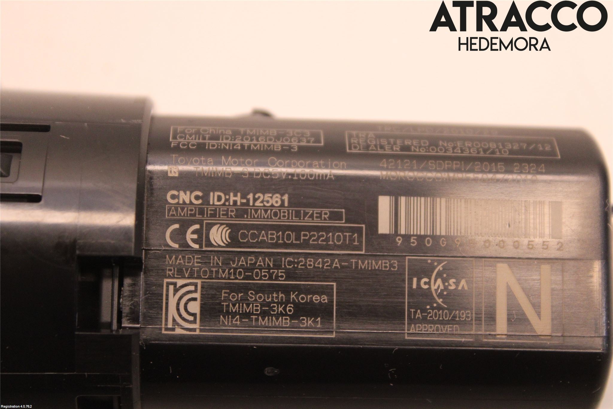 Lexus UX/300e 19- Startknapp Personbil