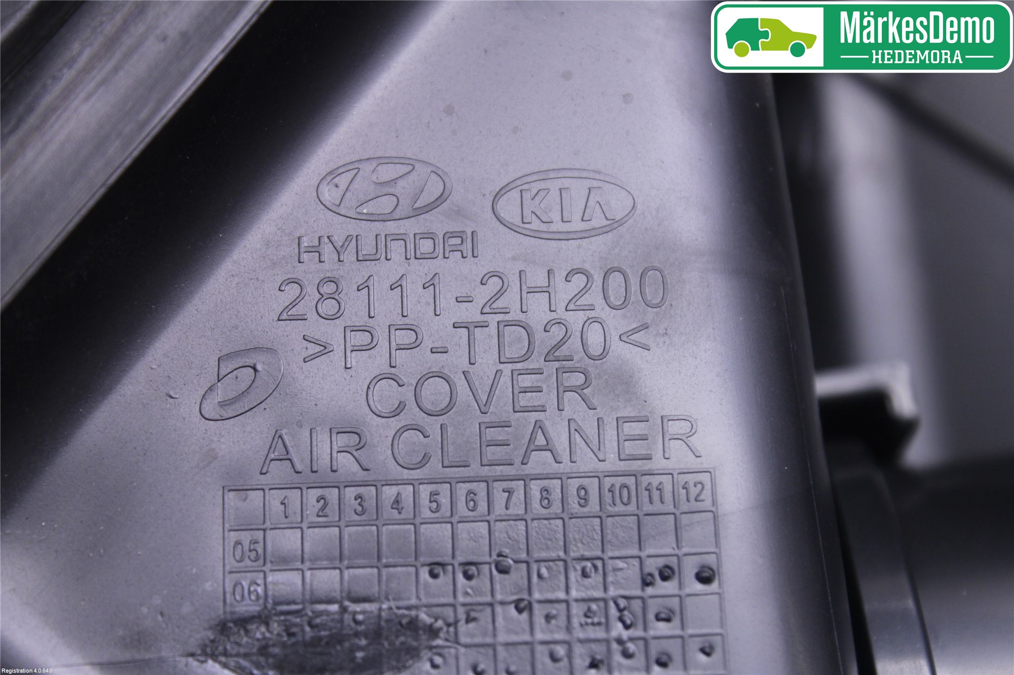 Kia CEED 06-12 Luftrenare