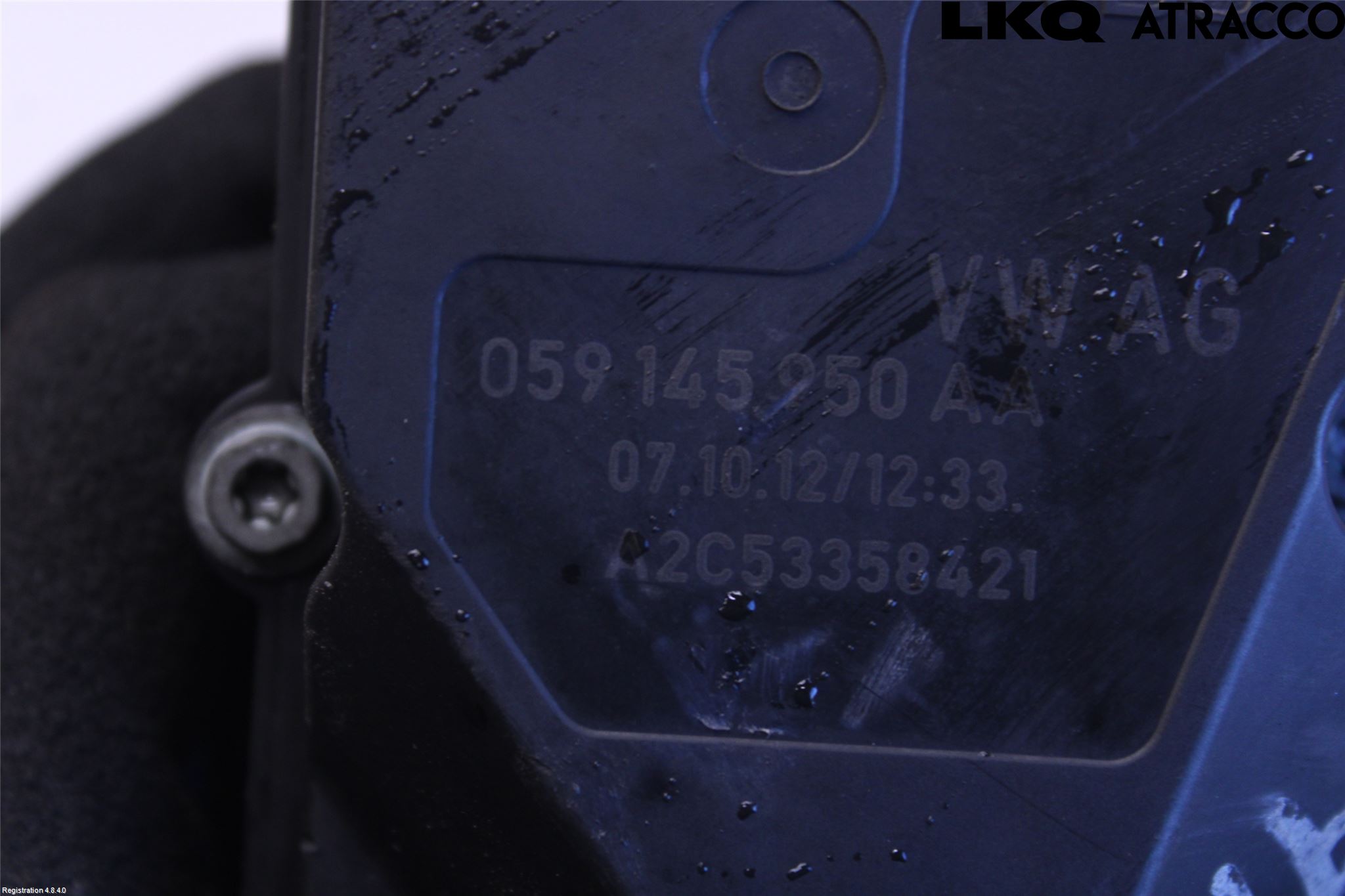 Audi A4 12-15 Injspjällhus