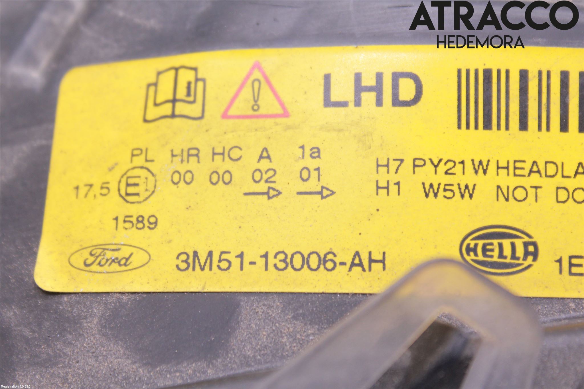 Ford FOCUS C-MAX I 07-10 Strålkastare Vänster