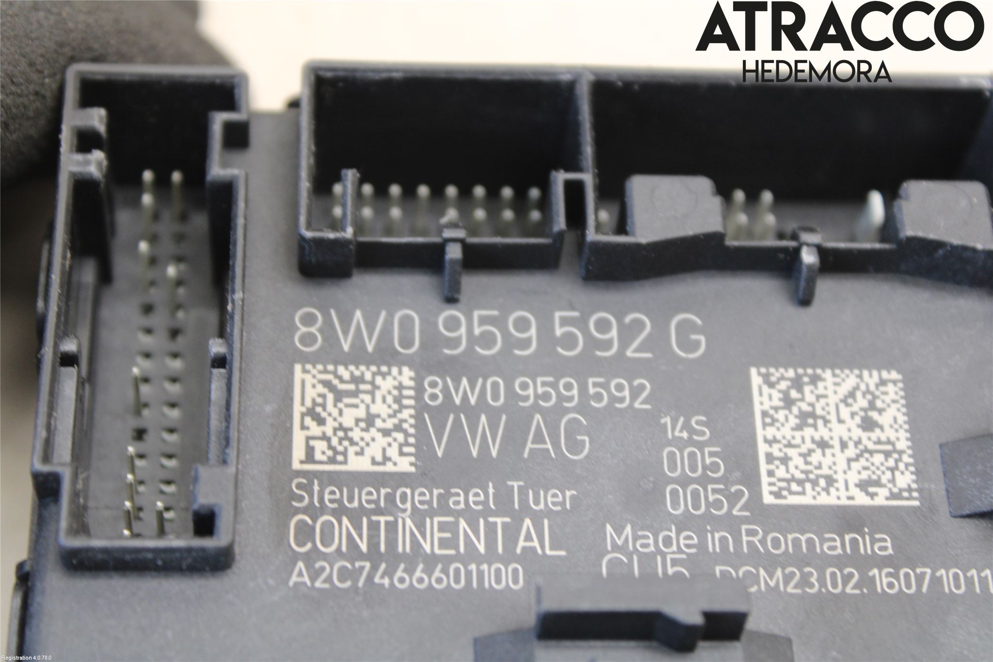 Audi A4/S4 B9 16-19 Styrenhet Dörr