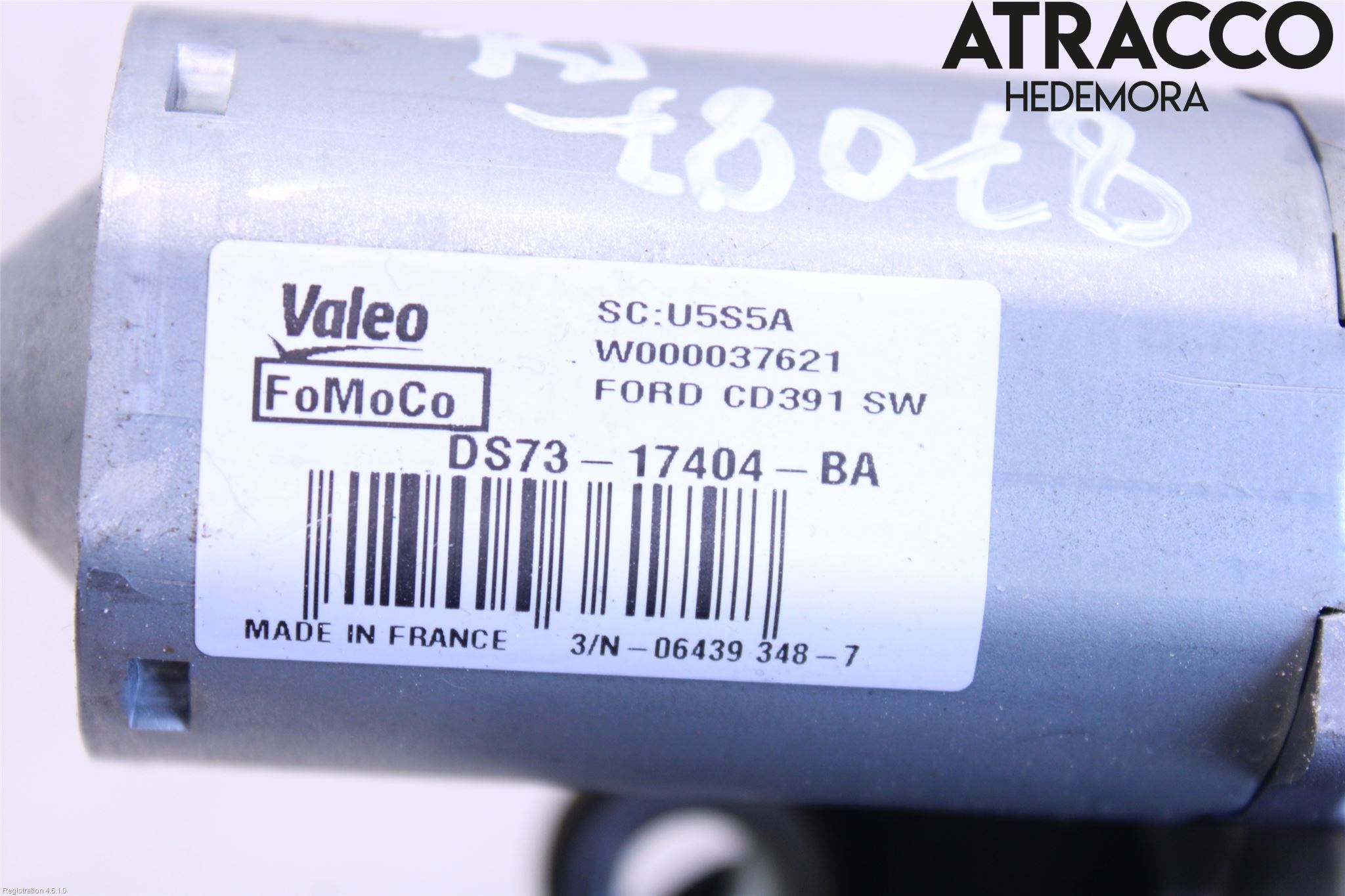 Ford MONDEO 15-22 Torkarmotor Baklucka