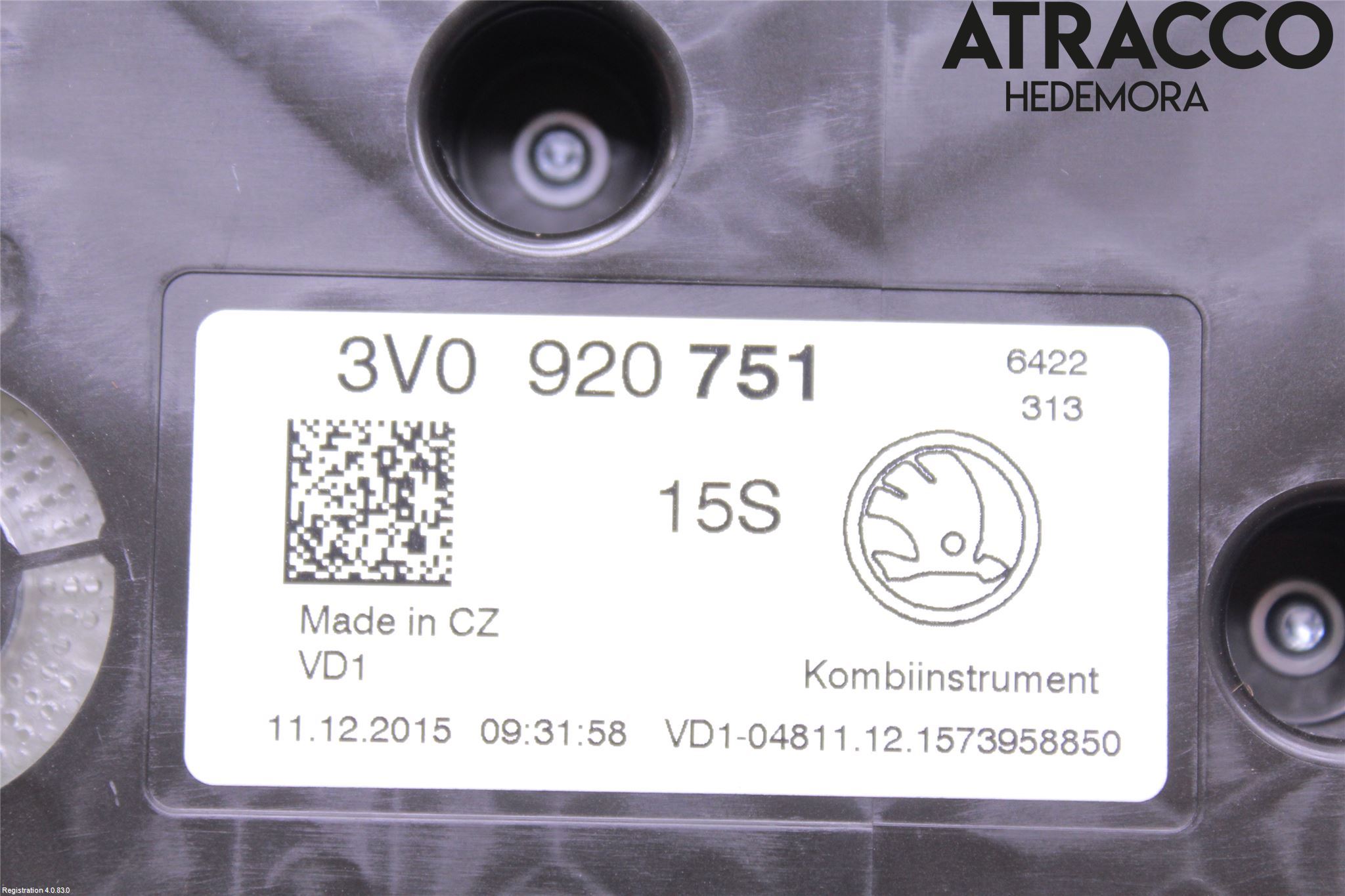 Skoda SUPERB 09-15 Instrument Komb