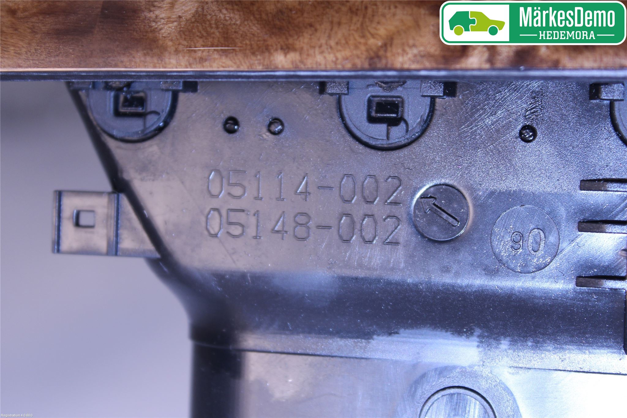 BMW 5 E60/61 Sed/Tou 02-10 Defrosterkanal-Munstycke