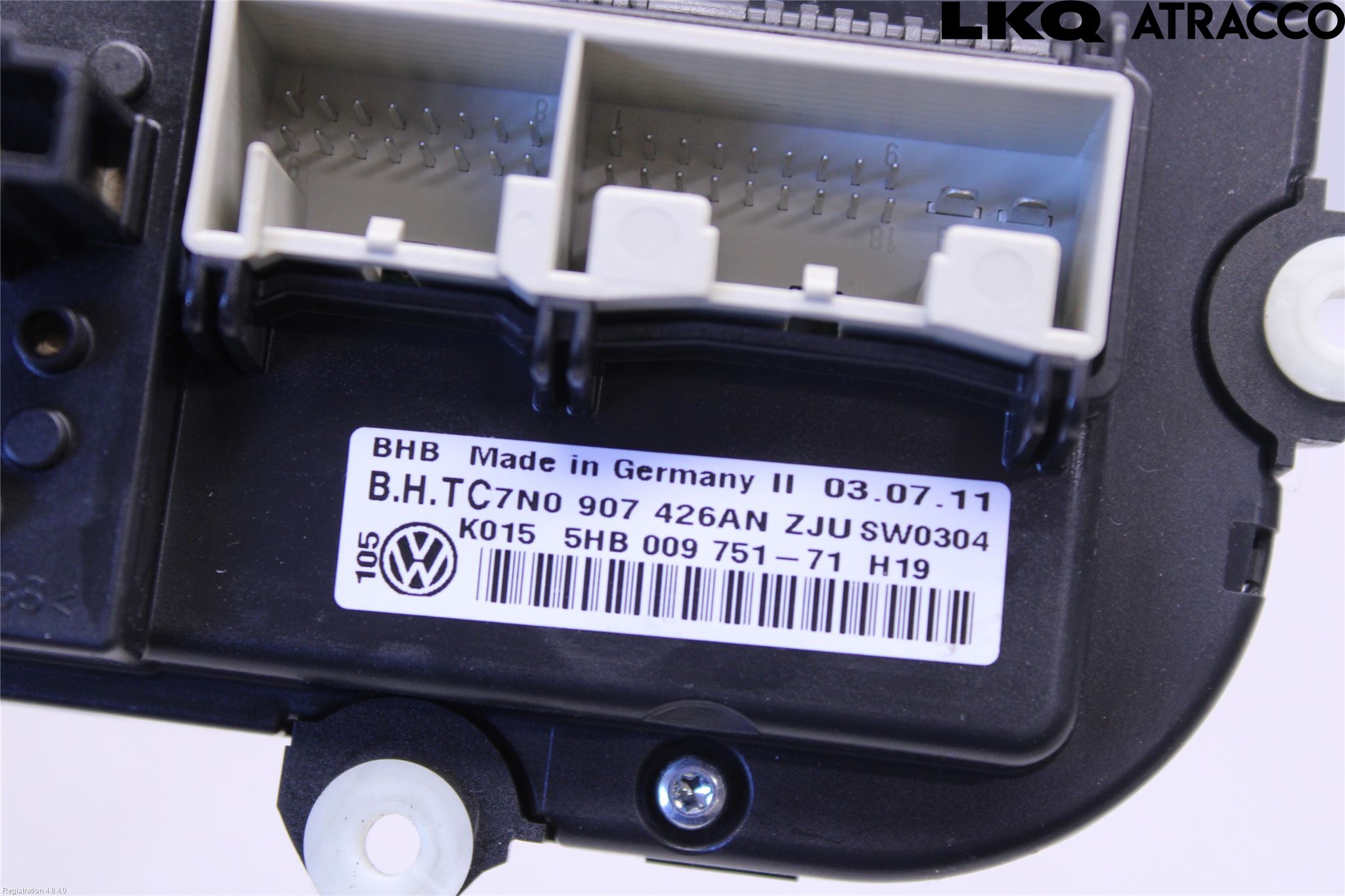 Volkswagen VW GOLF VI 09-13 Ac Styrenhet Ac Manöveren