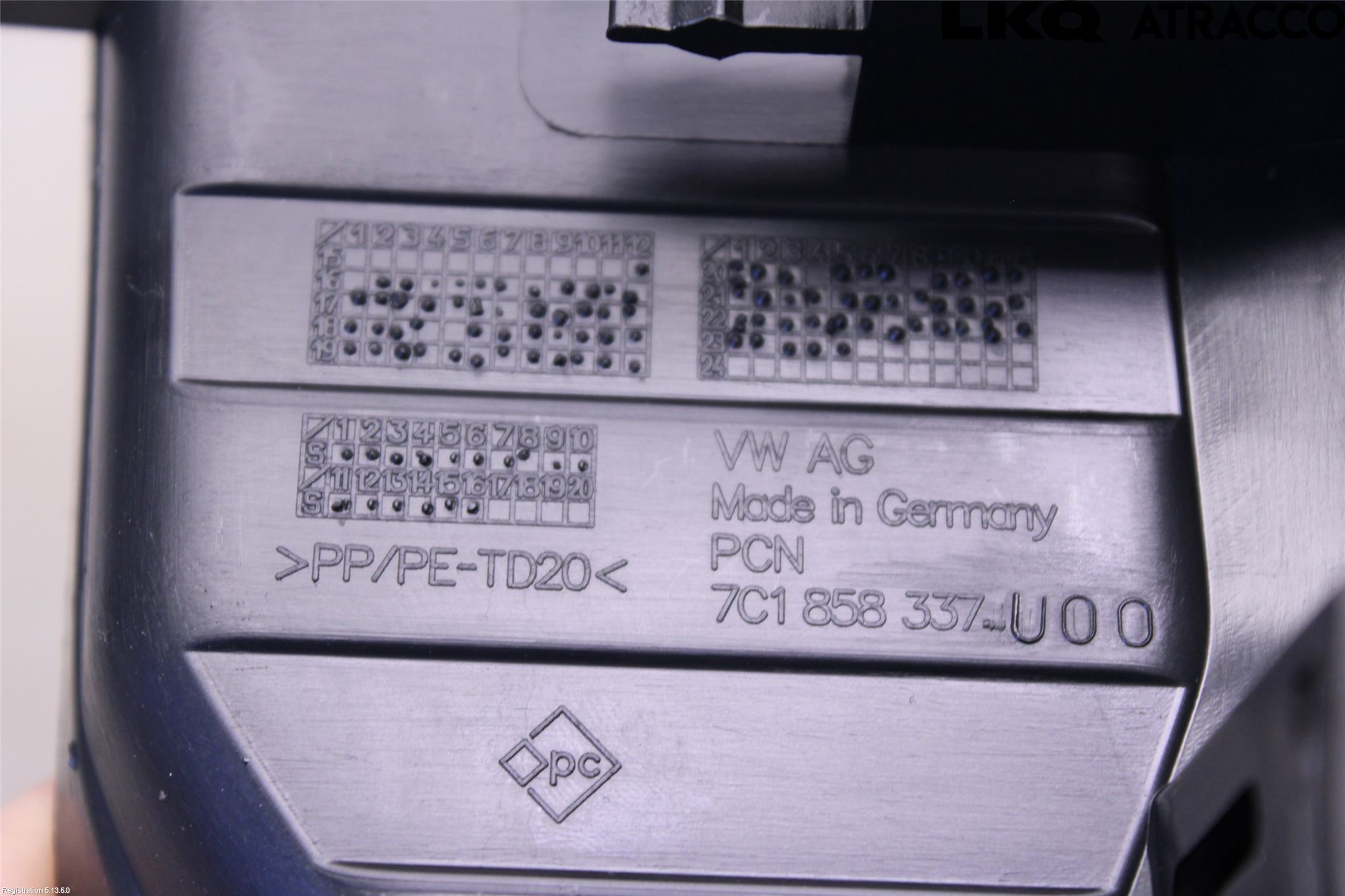 Volkswagen VW CRAFTER II / E-CRAFTER 17- Mugghållare