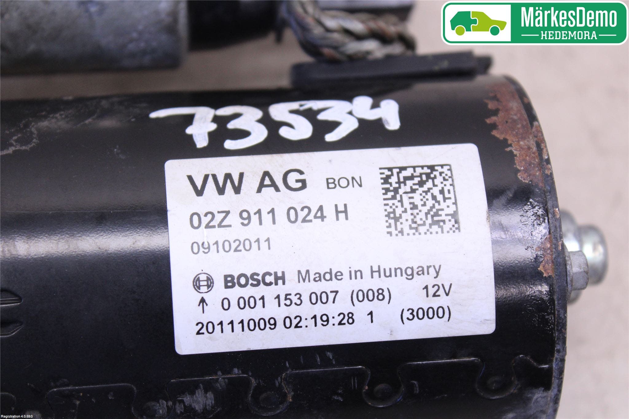 Audi A3/S3 05-13 Startmotor Diesel