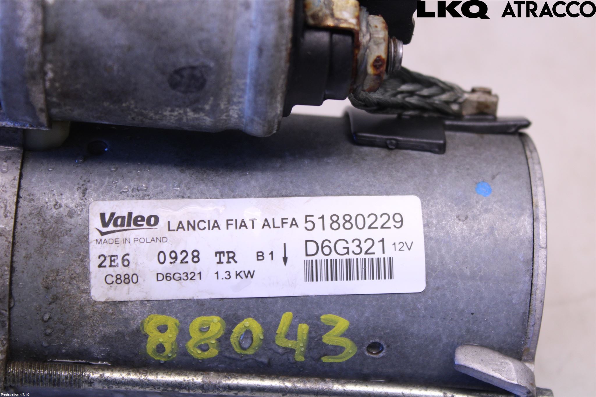 Fiat DOBLO CARGO Startmotor Diesel