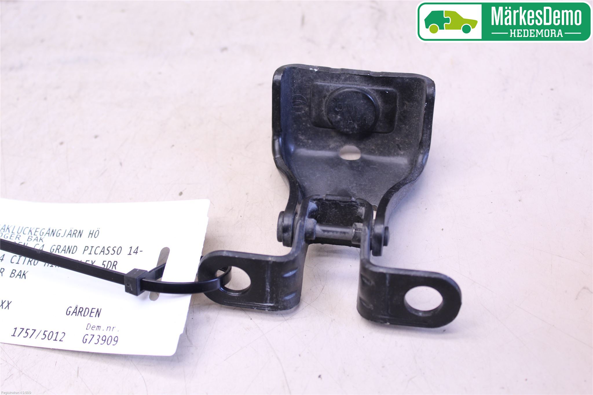 Citroen C4 GRAND PICASSO 14-18 Bakluckegångjärn Hö