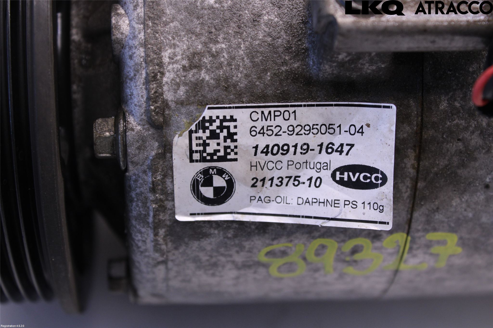 BMW X4 F26 14-18 Ac Kompressor