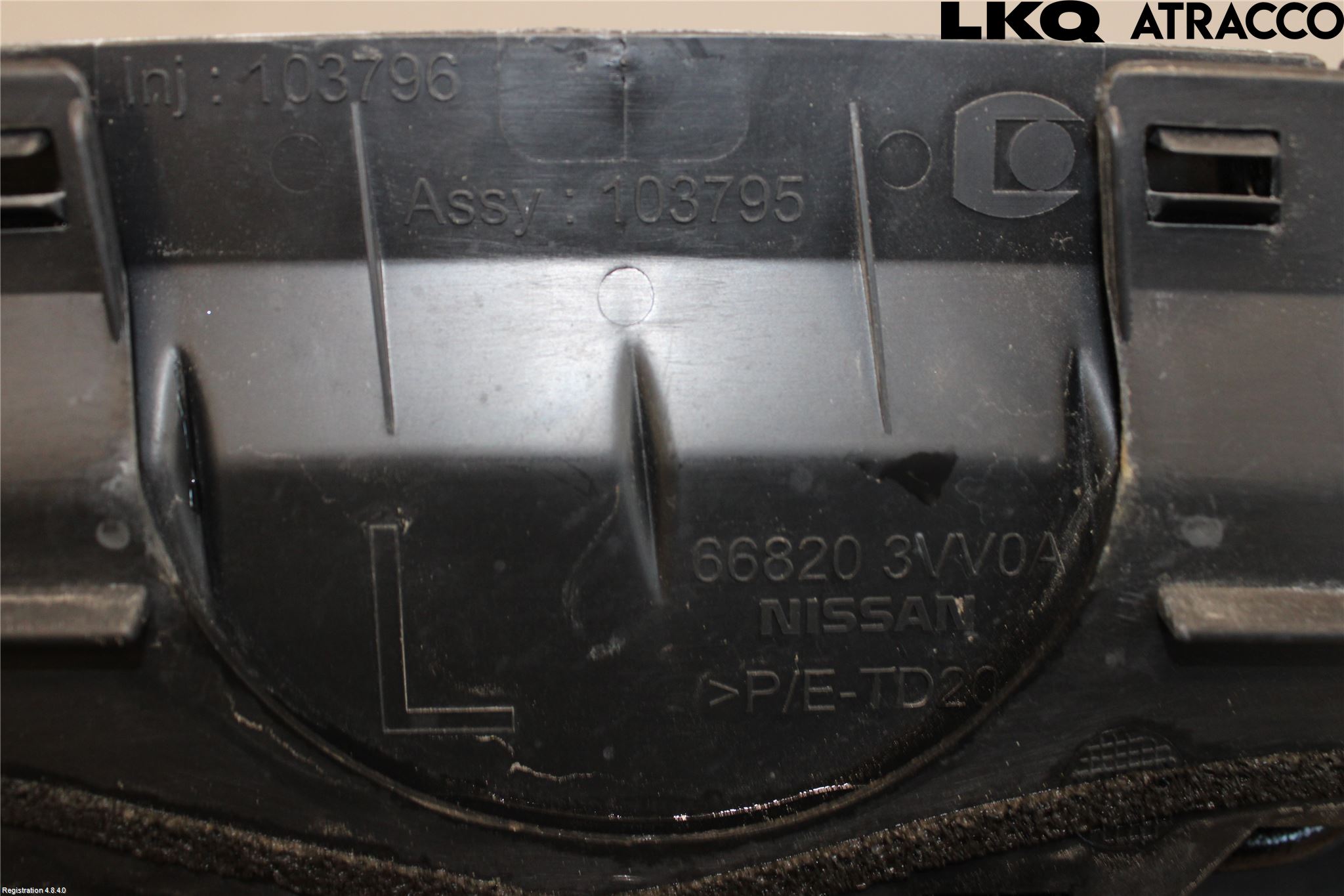 Nissan NOTE E12 14-20 Torpedplåt-Torpedplast