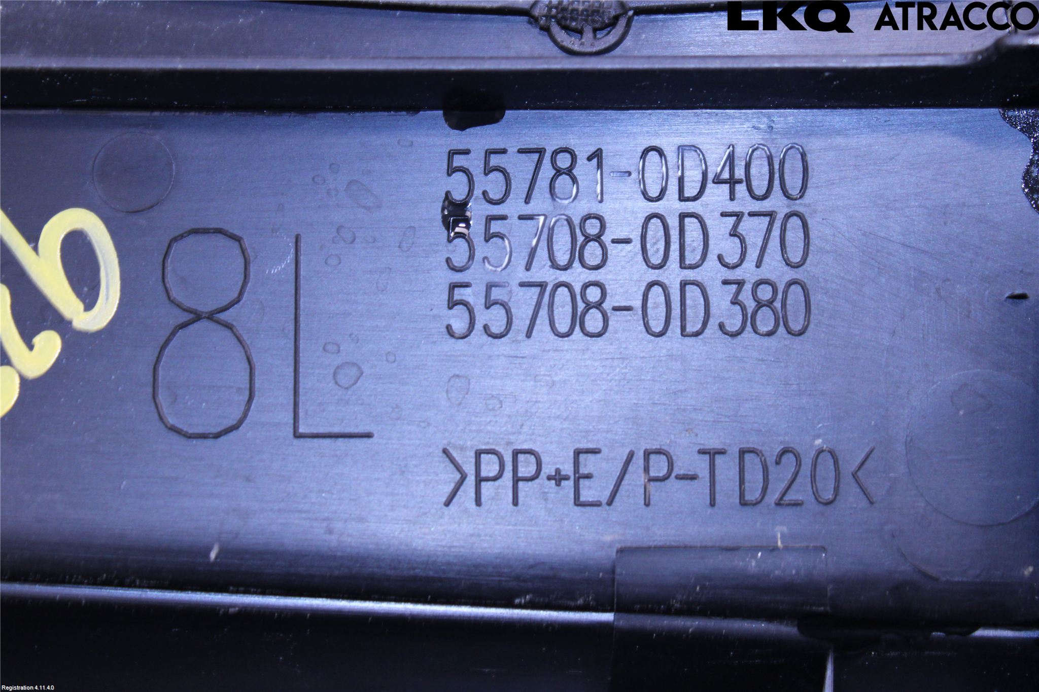 Toyota YARIS XP130 15-20 Torpedplåt-Torpedplast