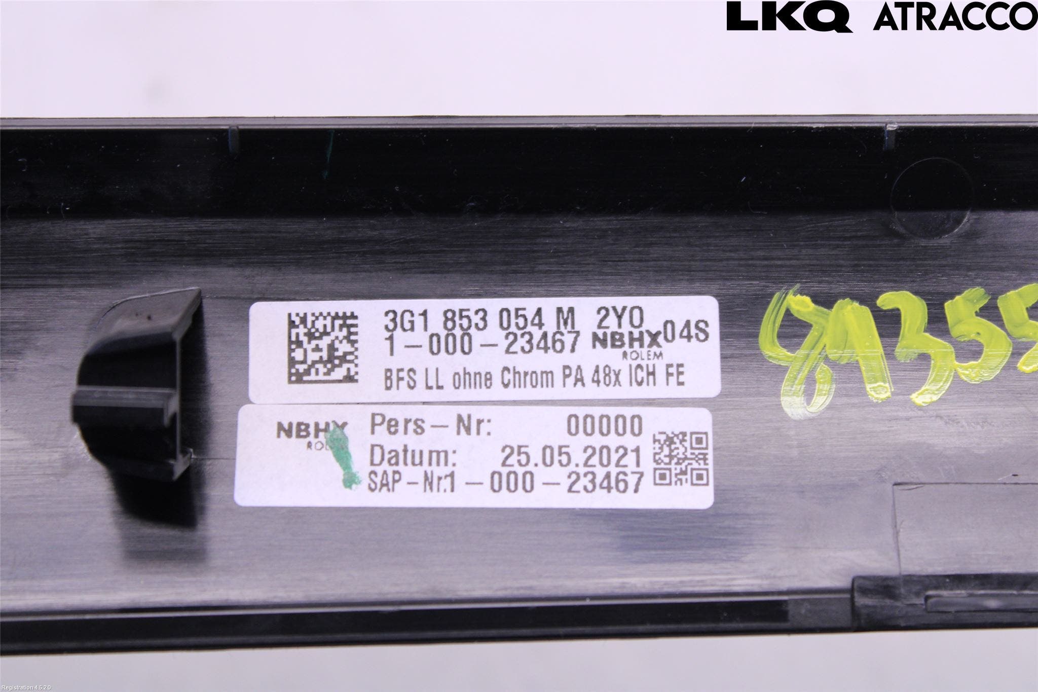 Volkswagen VW PASSAT 15-19 Instrumentbräda Inlägg-Dekorlist