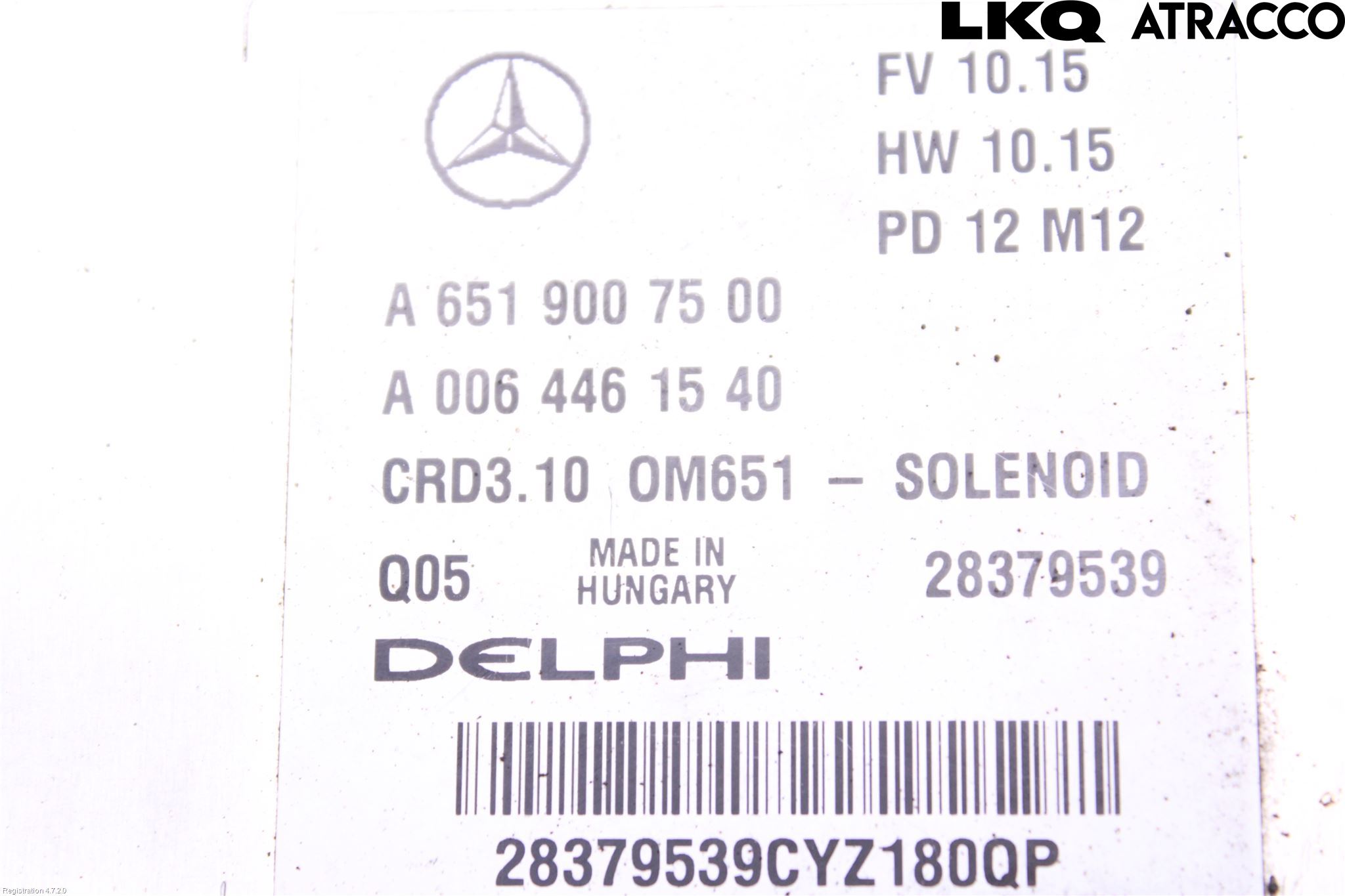 Mercedes-Benz MB C-KLASS (W204) 07-15 Styrenhet Inspump Diesel