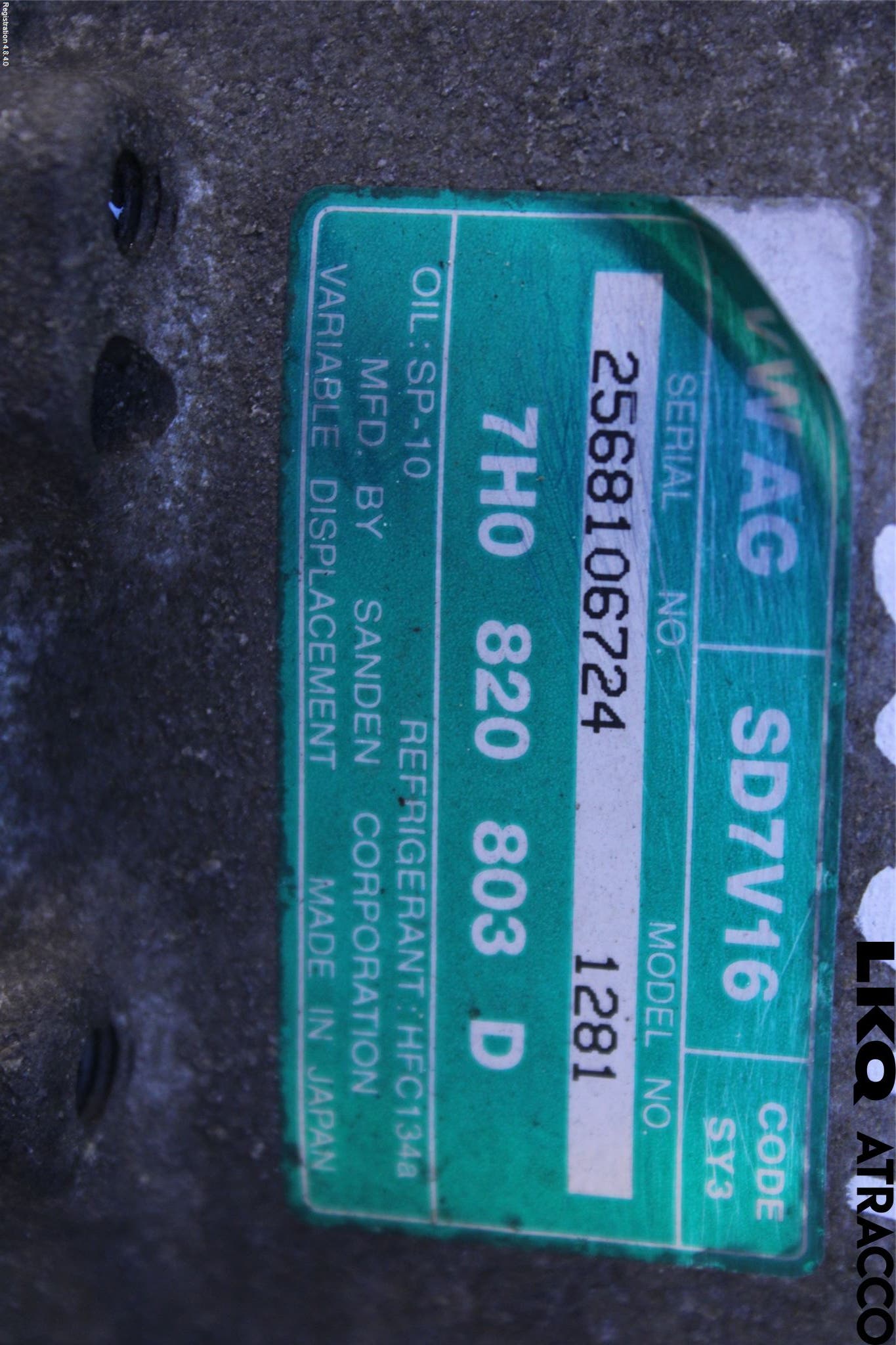 Volkswagen VW CADDY 04-10 Ac Kompressor