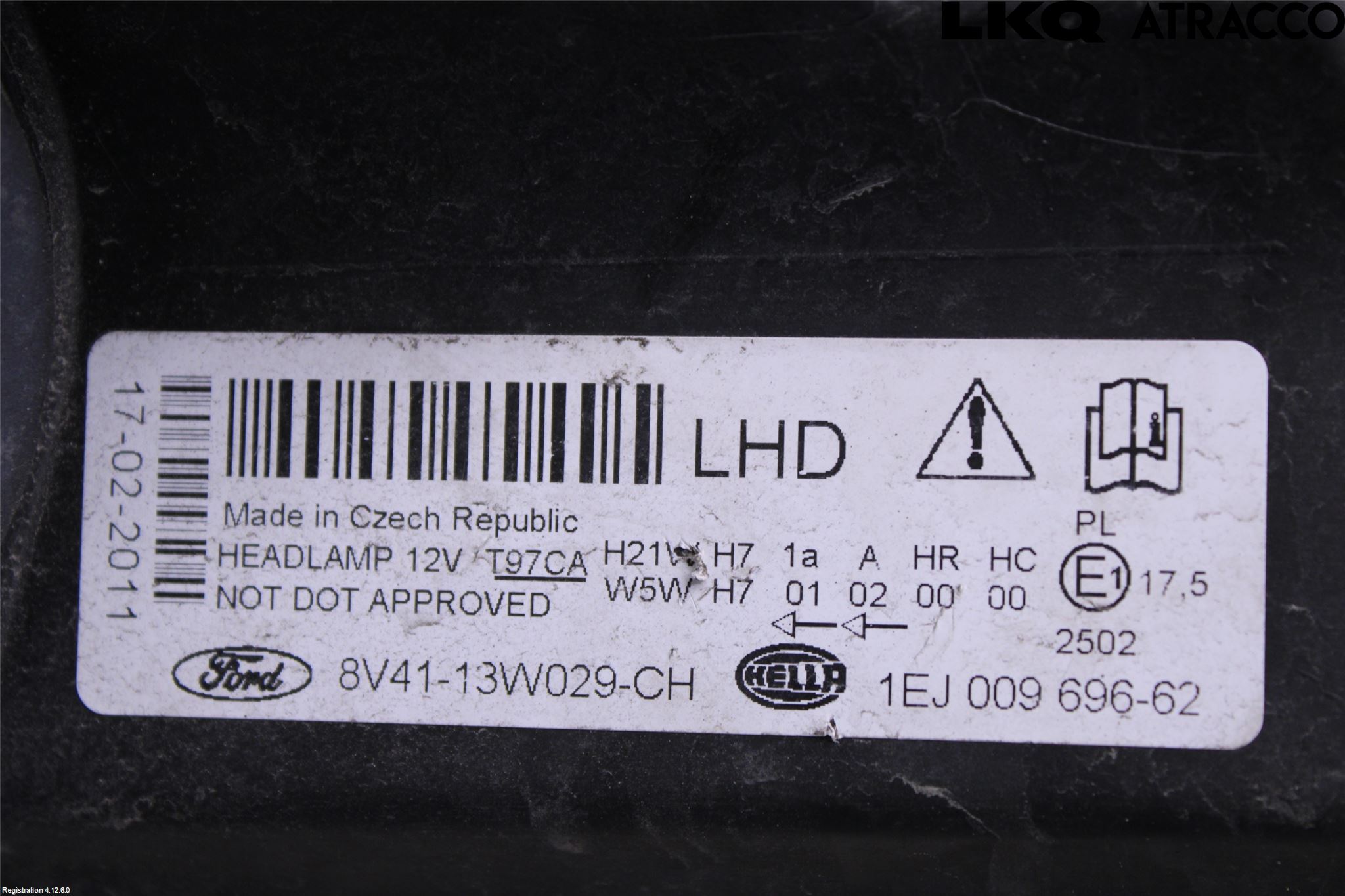 Ford KUGA 08-12 Strålkastare Höger