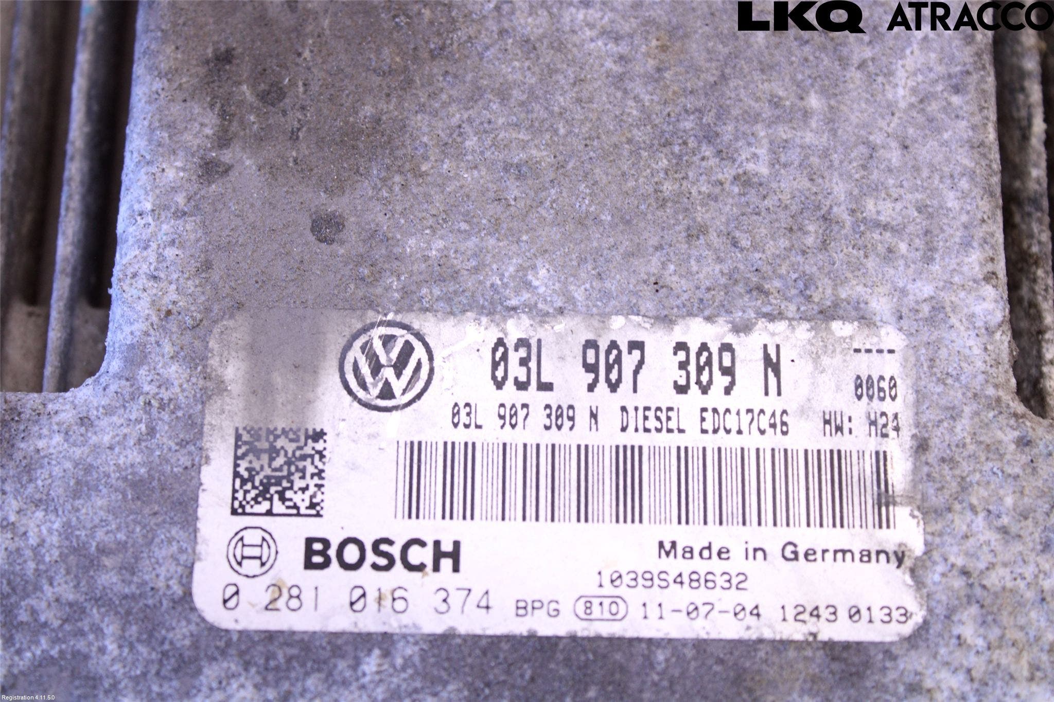 Volkswagen VW PASSAT 11-14 Styrenhet Inspump Diesel