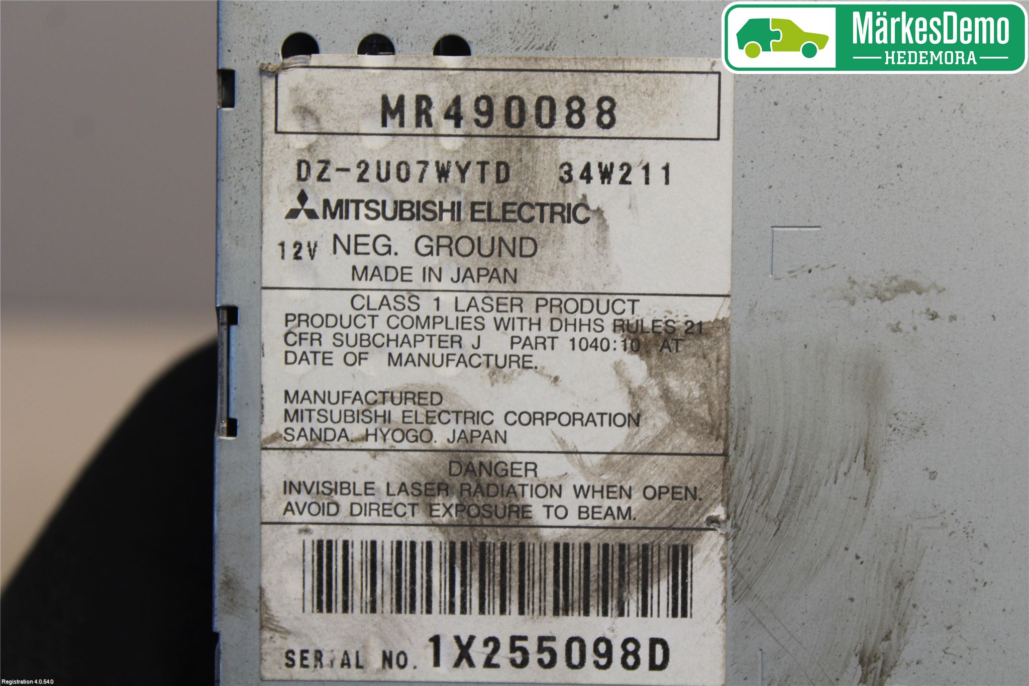 Mitsubishi ECLIPS Cd Radio - Multimediapanel