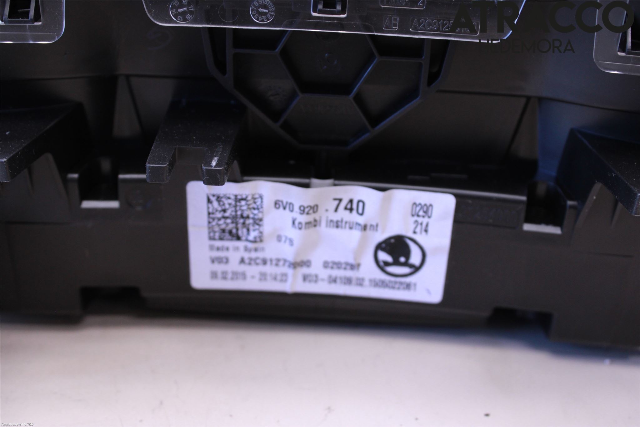 Skoda FABIA 15-21 Instrument Komb